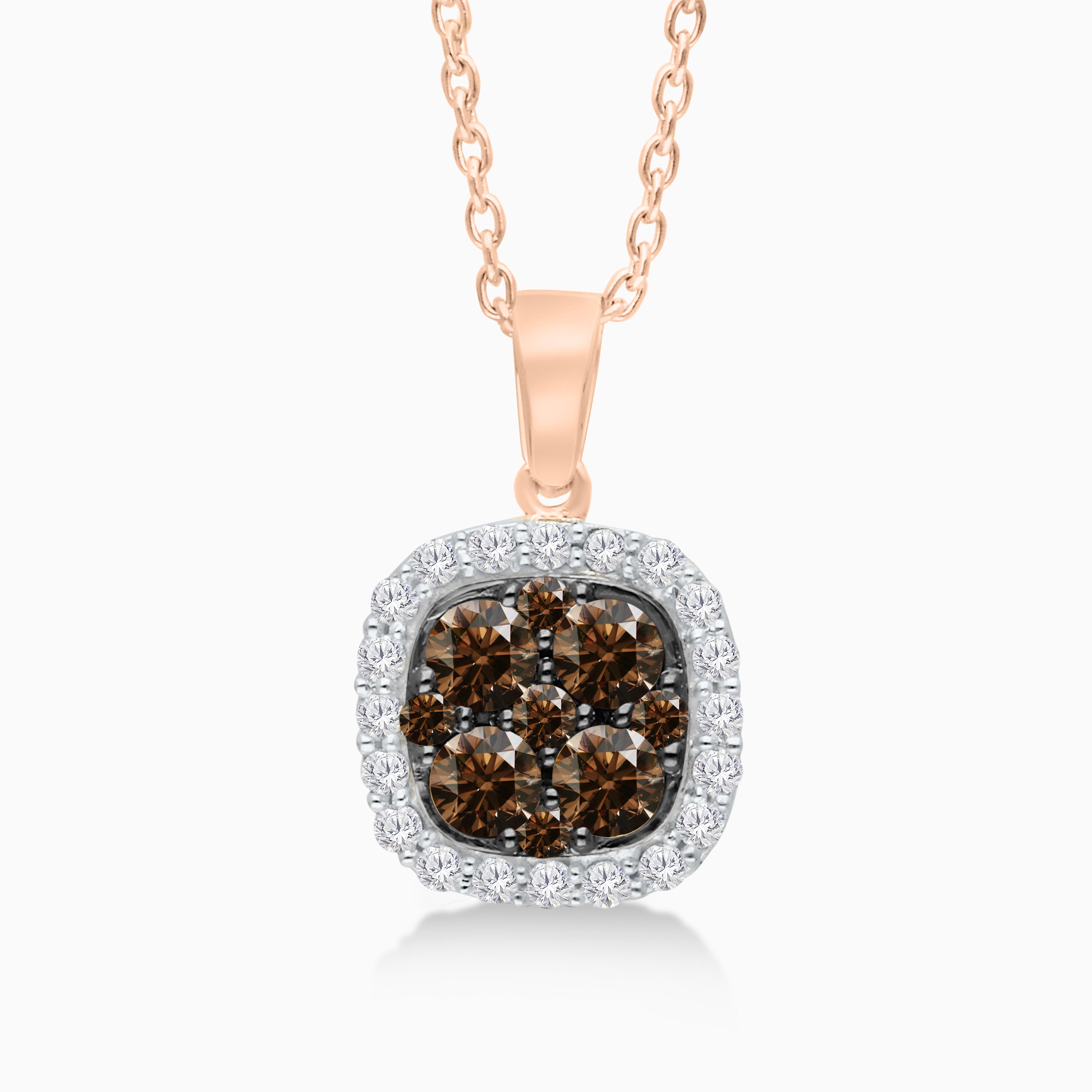 Diamond Mosaic Cushion Pendant