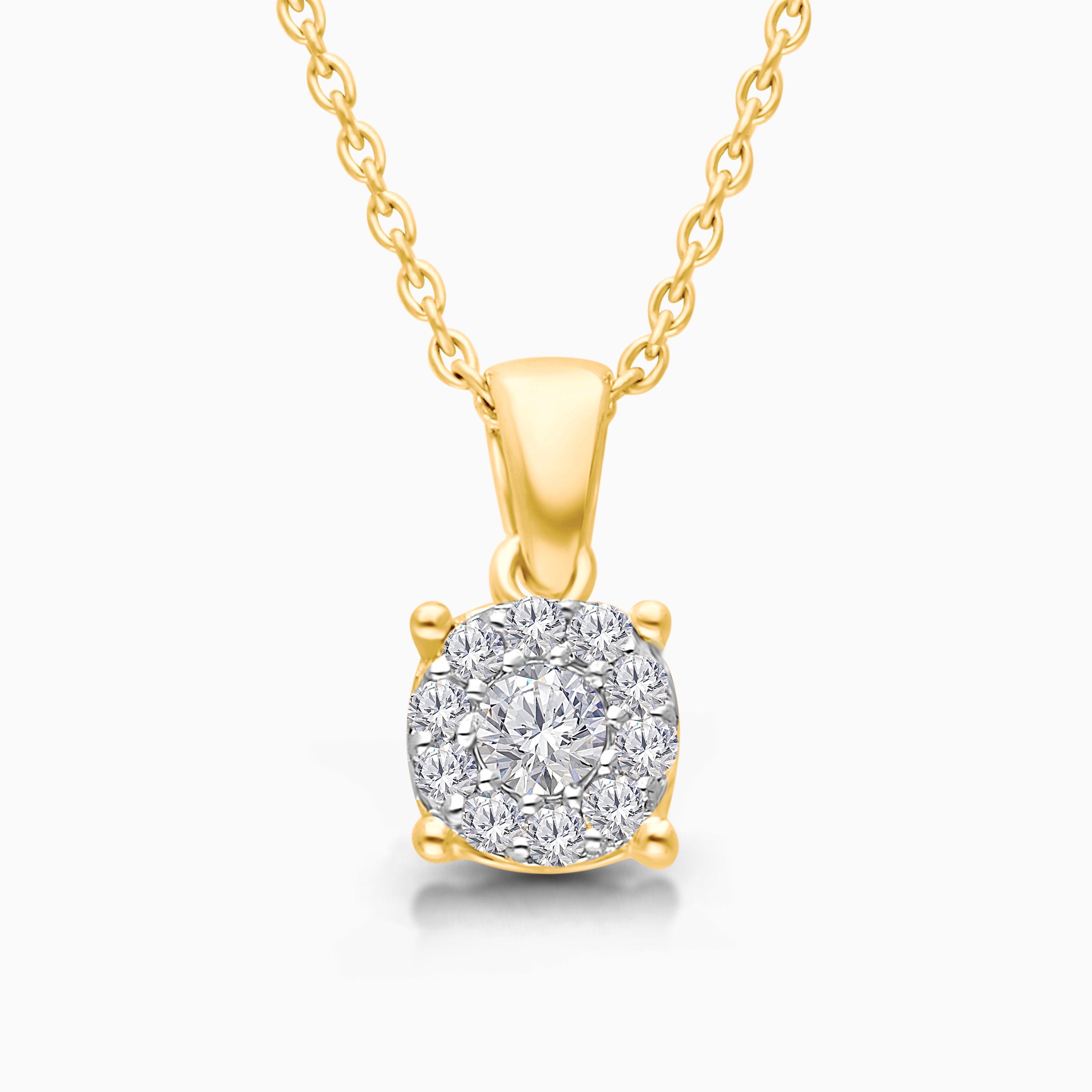 Hidden Diamond Pave Necklace