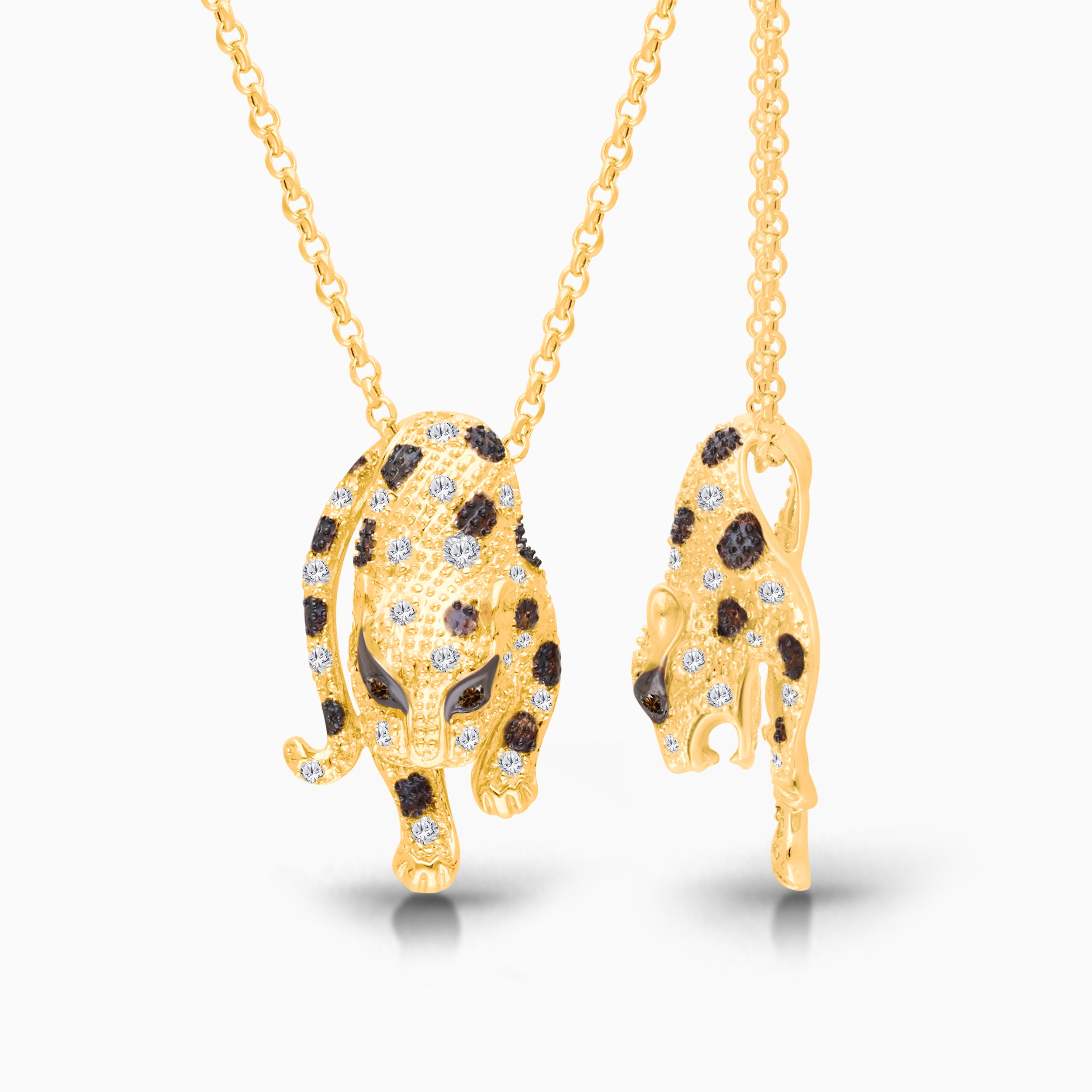 Diamond Leopard Necklace