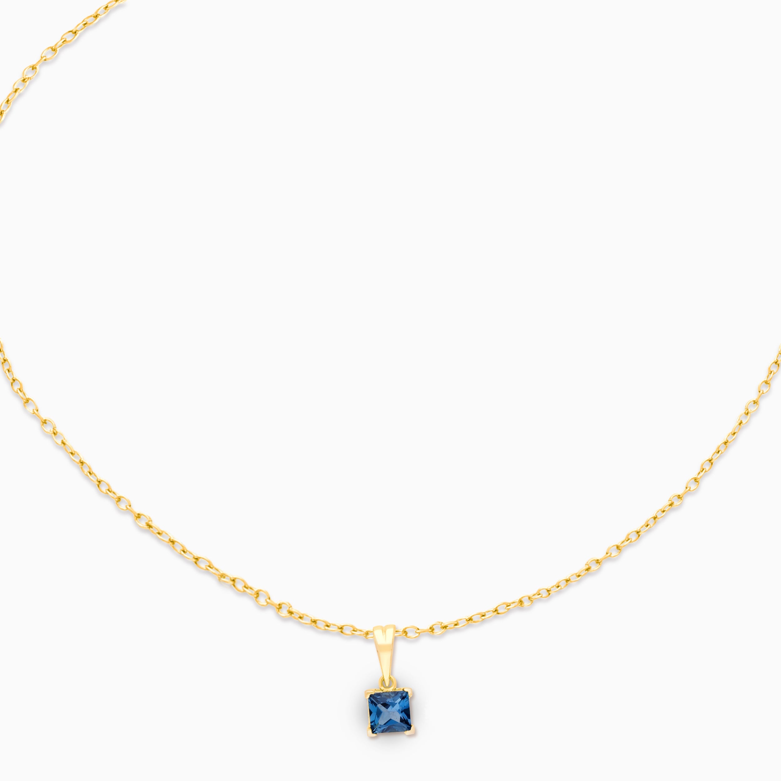 Hidden Princess London Blue Topaz Necklace