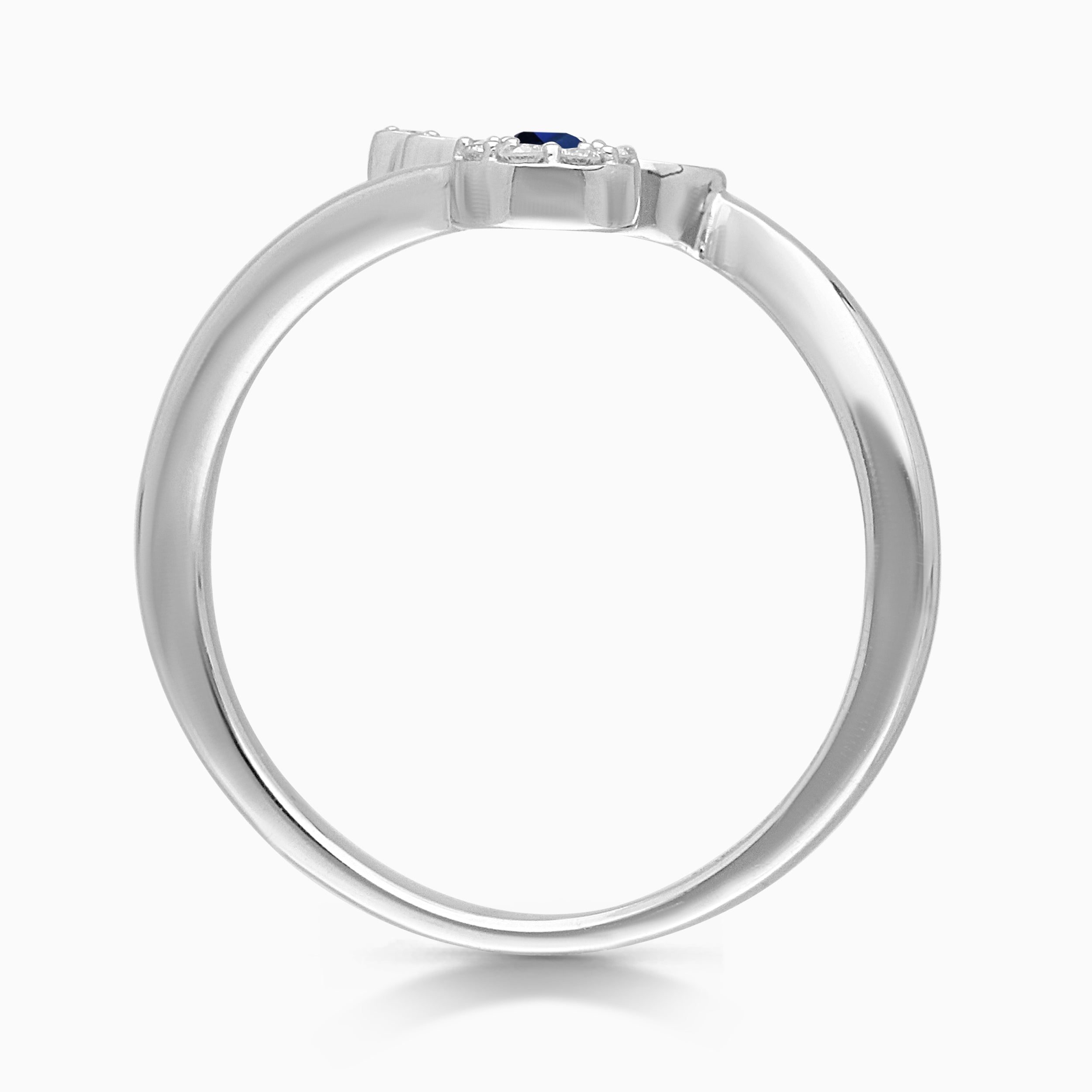 Evil eye and Hamsa open Ring