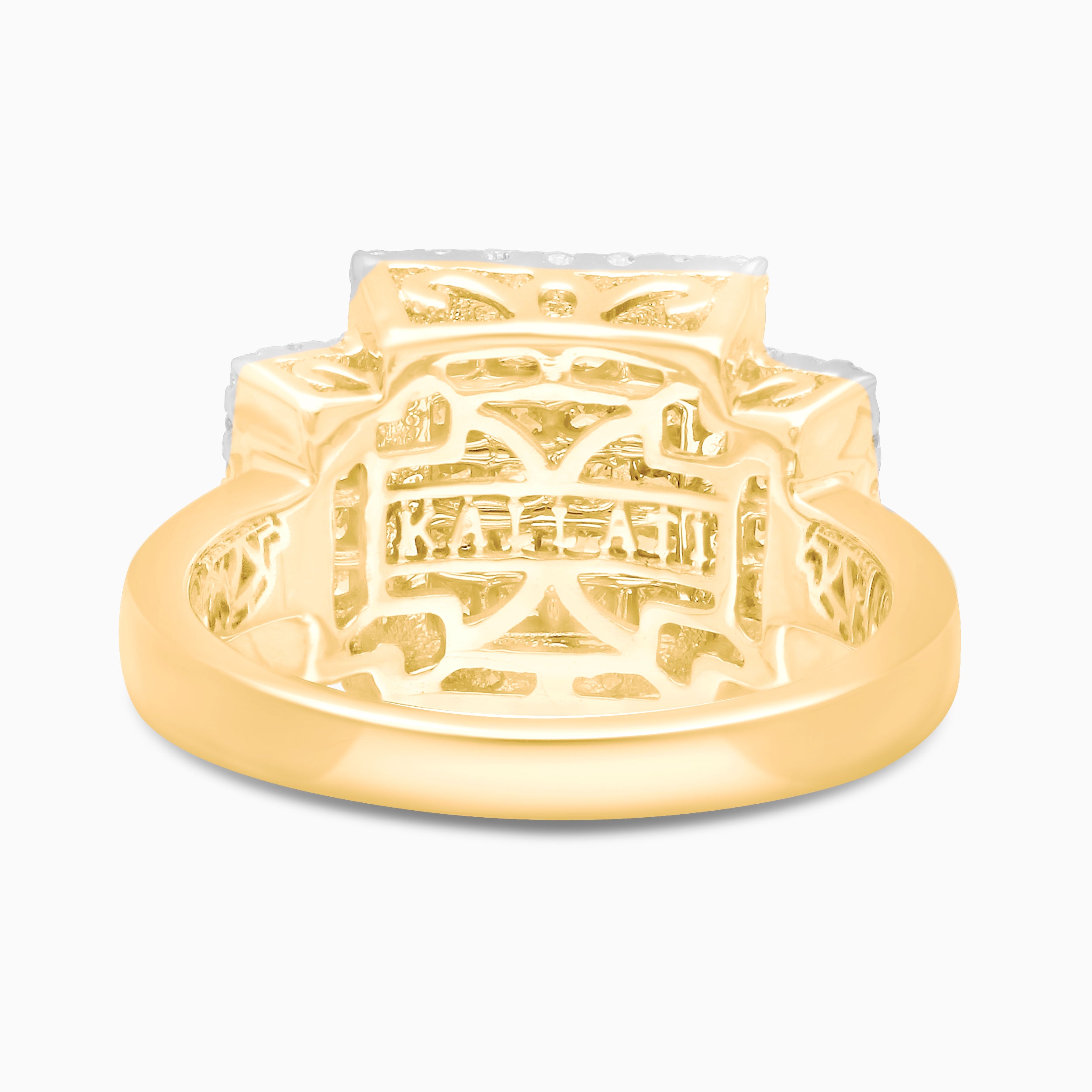 1.5 CTW Yellow Gold Princess Royale Ring