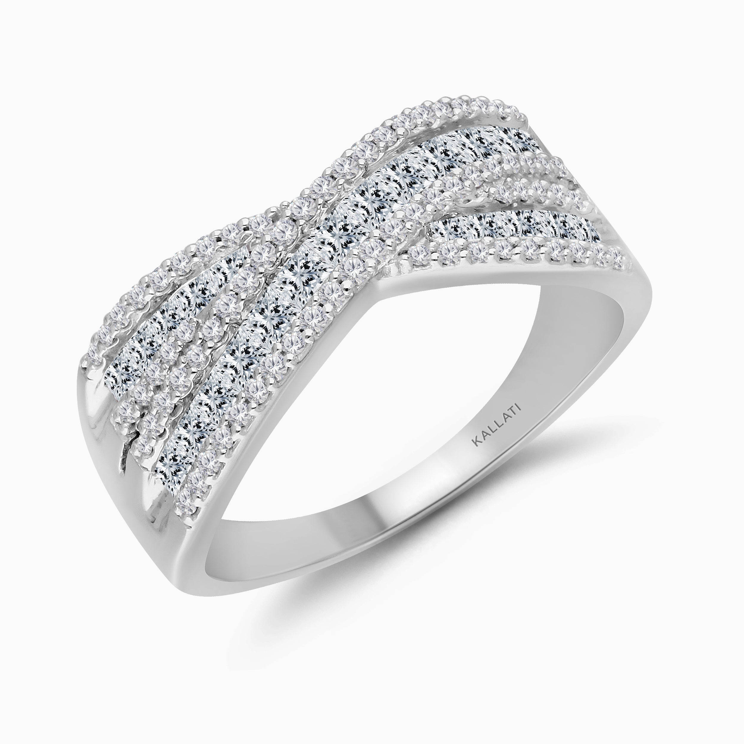 Princess Diamond X Ring