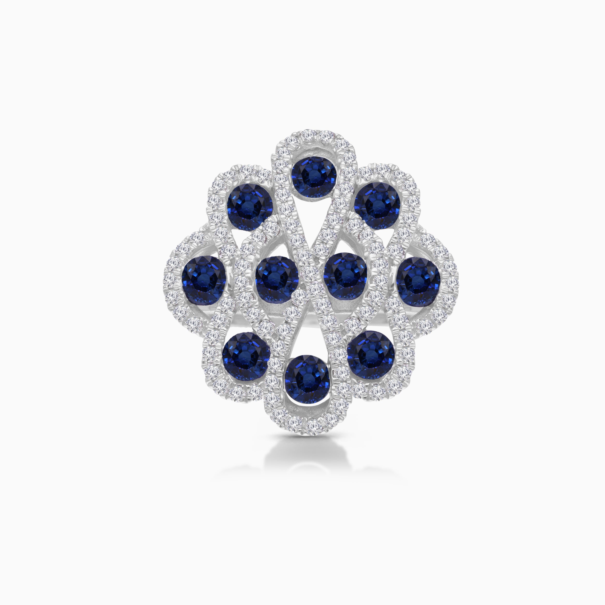 Rainfall Sapphire Ring