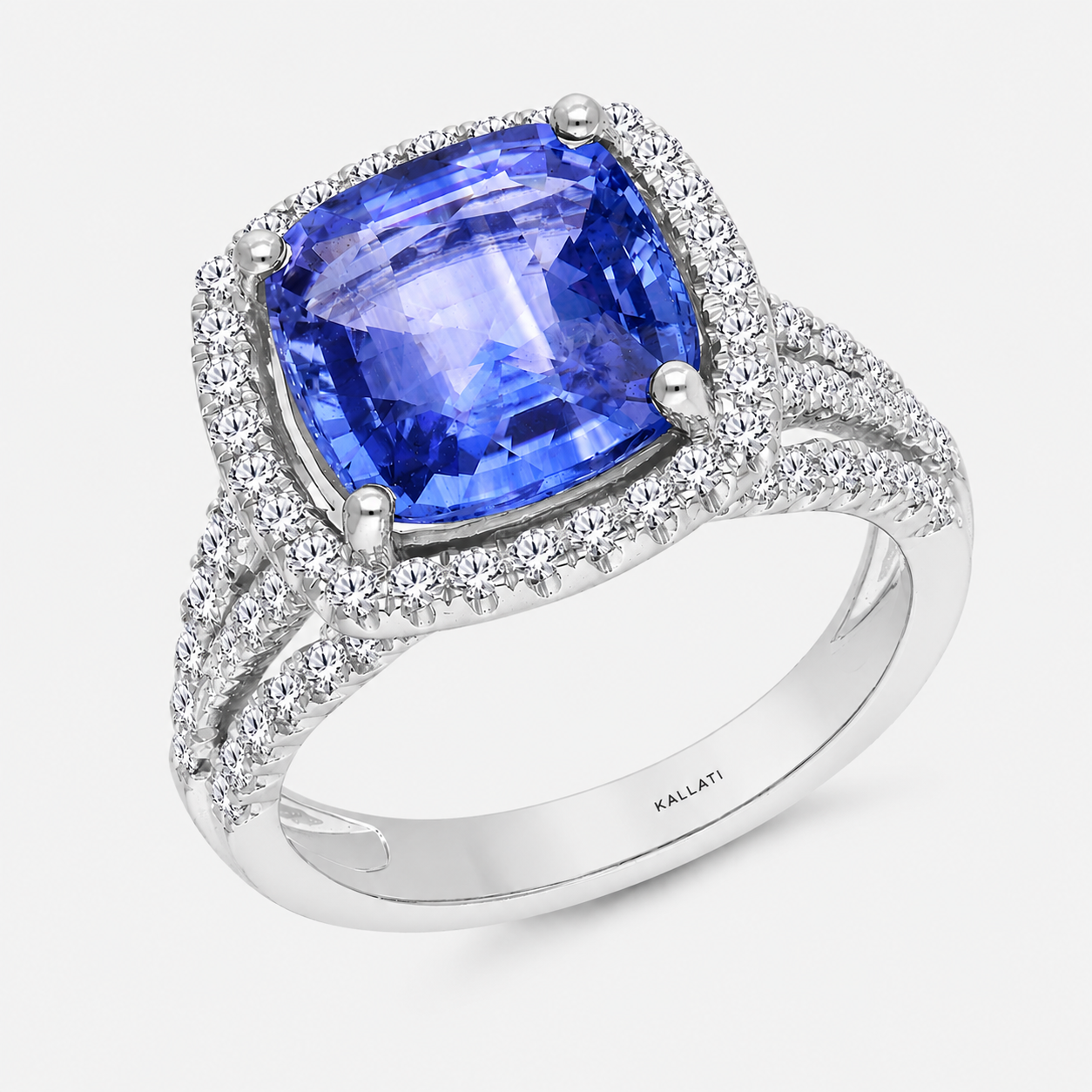 Shimmering Waters Ceylon & Diamond Ring Bespoke