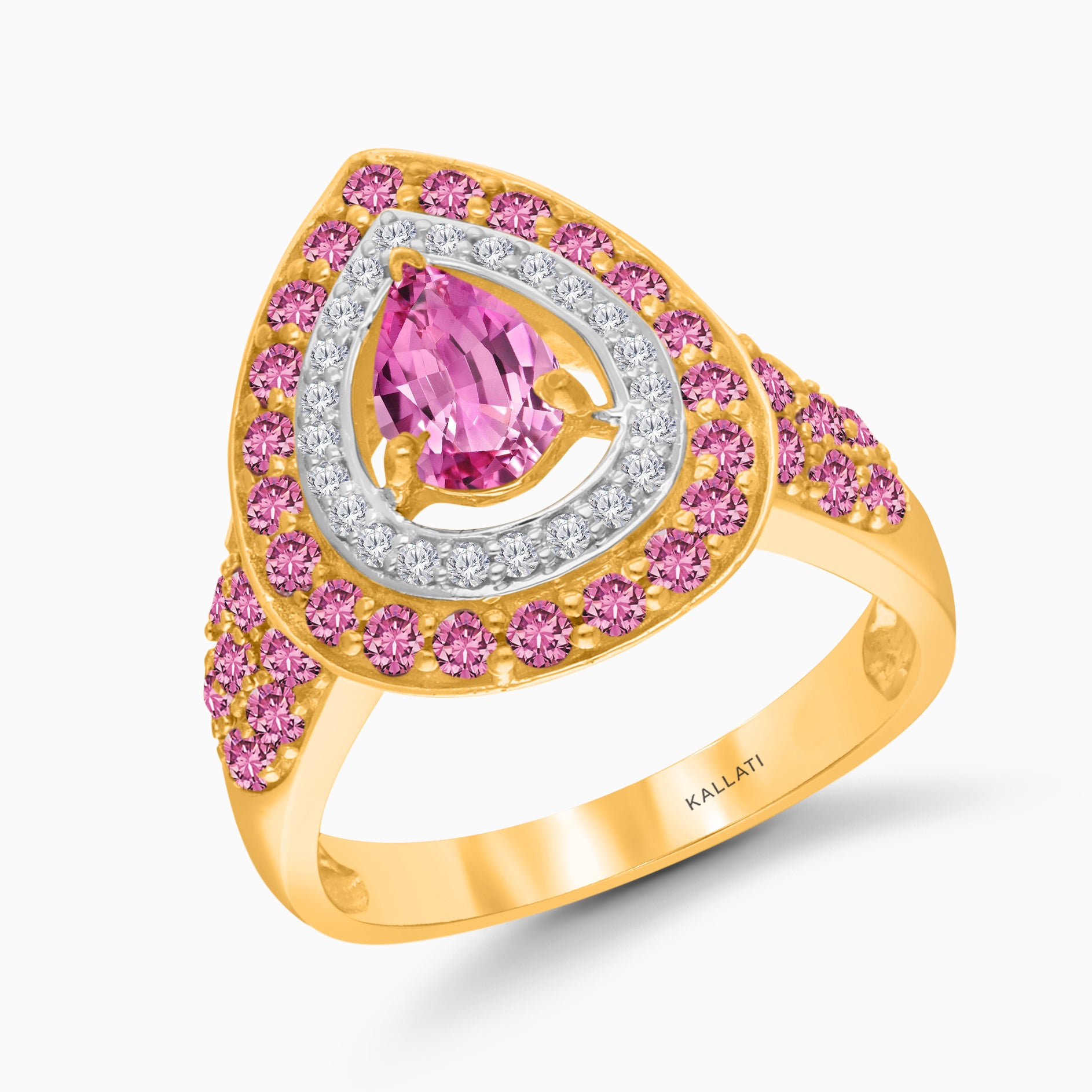 Royal Blush Pink Sapphire Ring