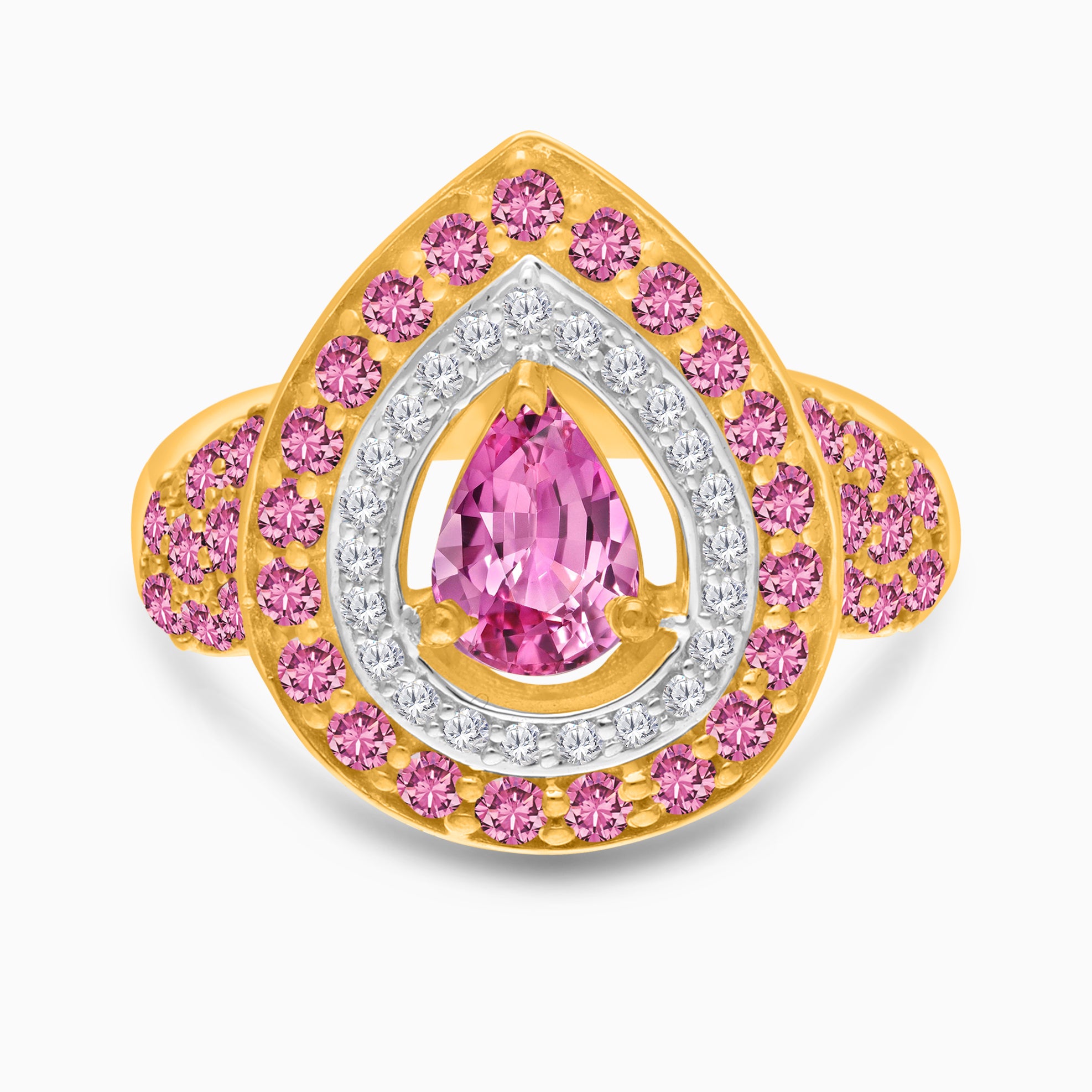 Royal Blush Pink Sapphire Ring