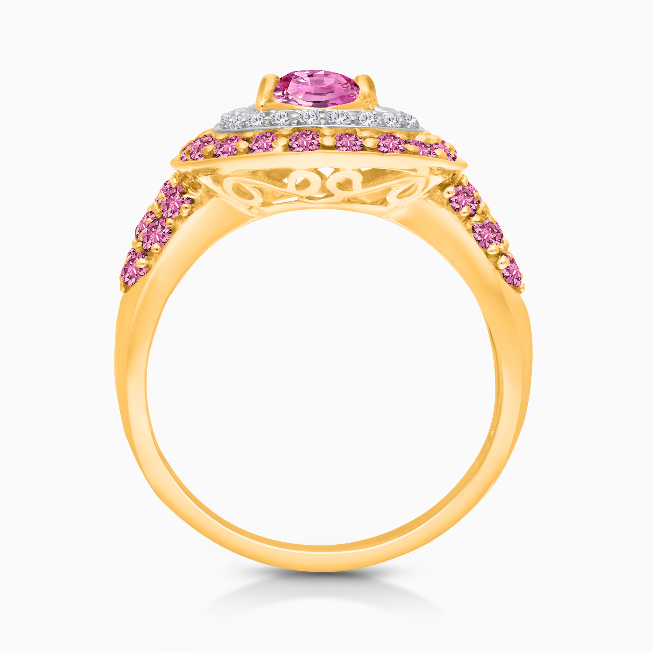 Royal Blush Pink Sapphire Ring