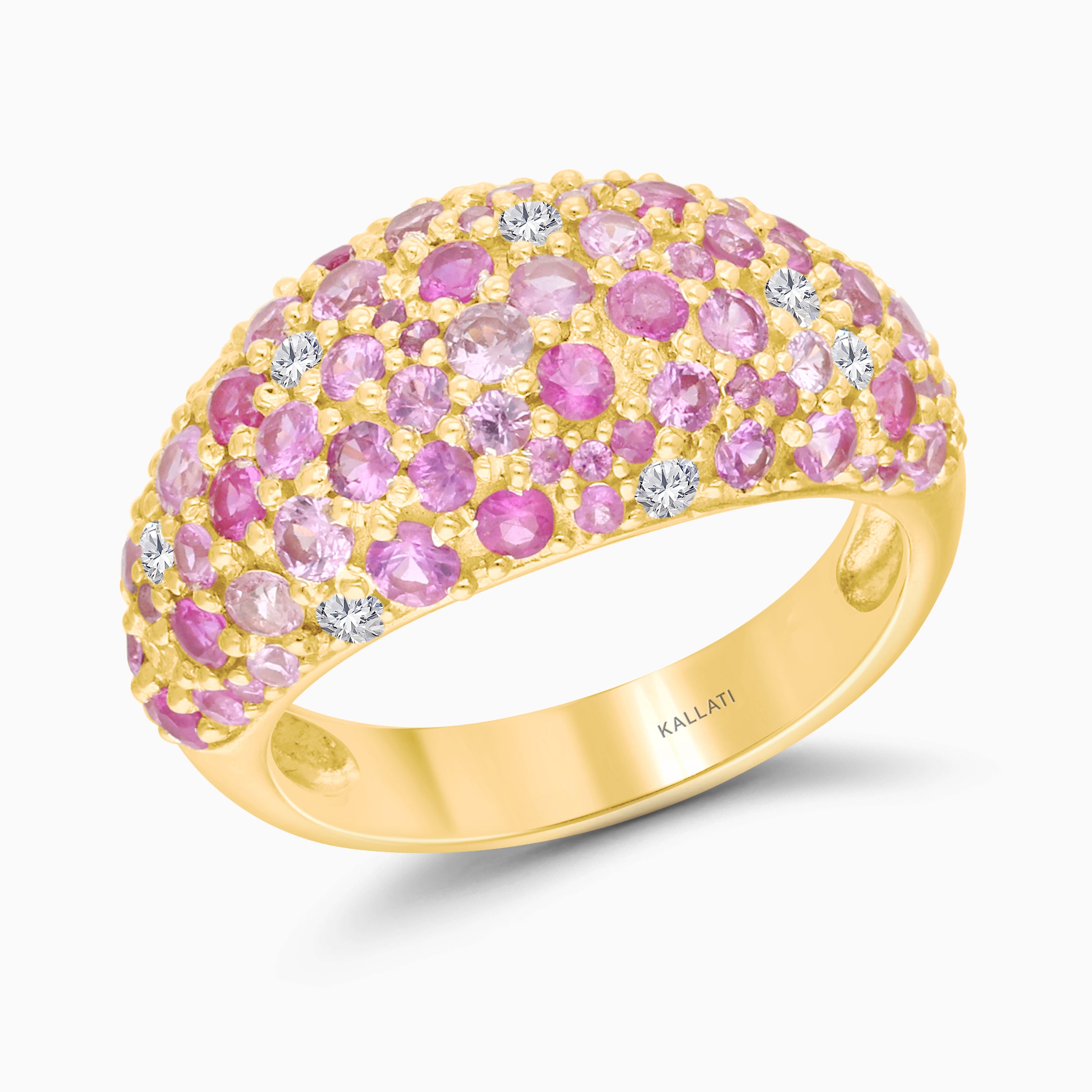 Picked Petals Pink Sapphire Band