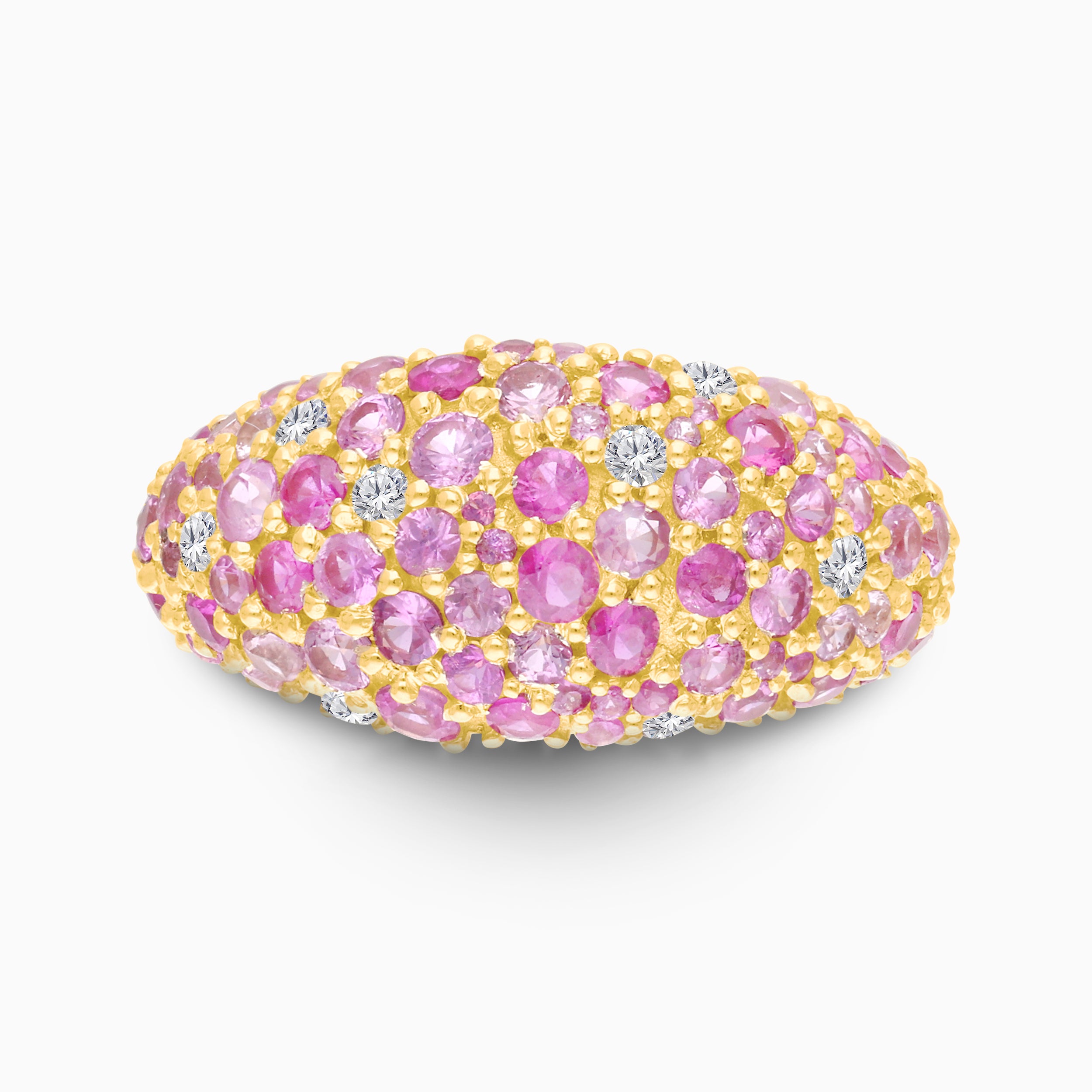 Picked Petals Pink Sapphire Band