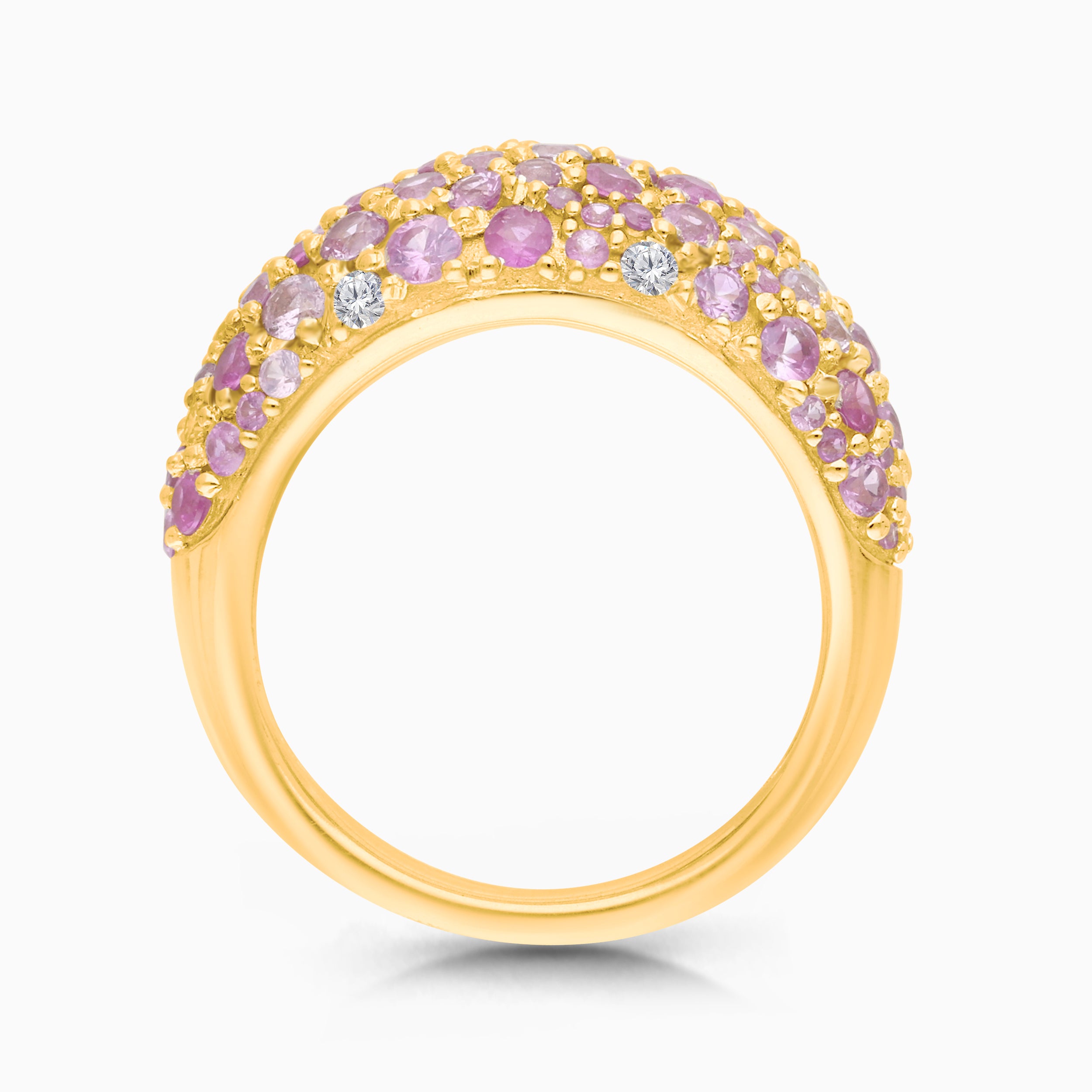 Picked Petals Pink Sapphire Band