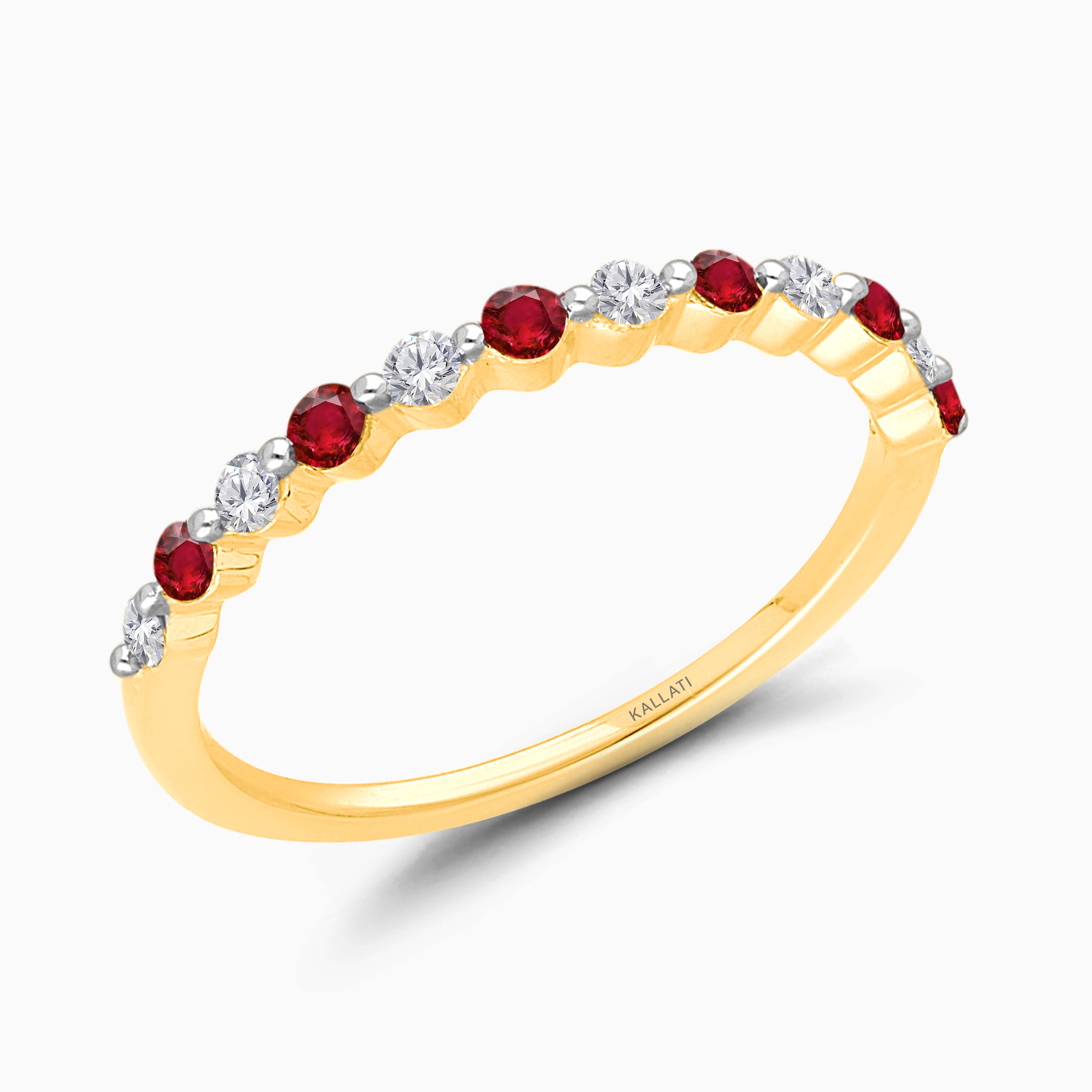 Ruby & Diamond Stacking Band