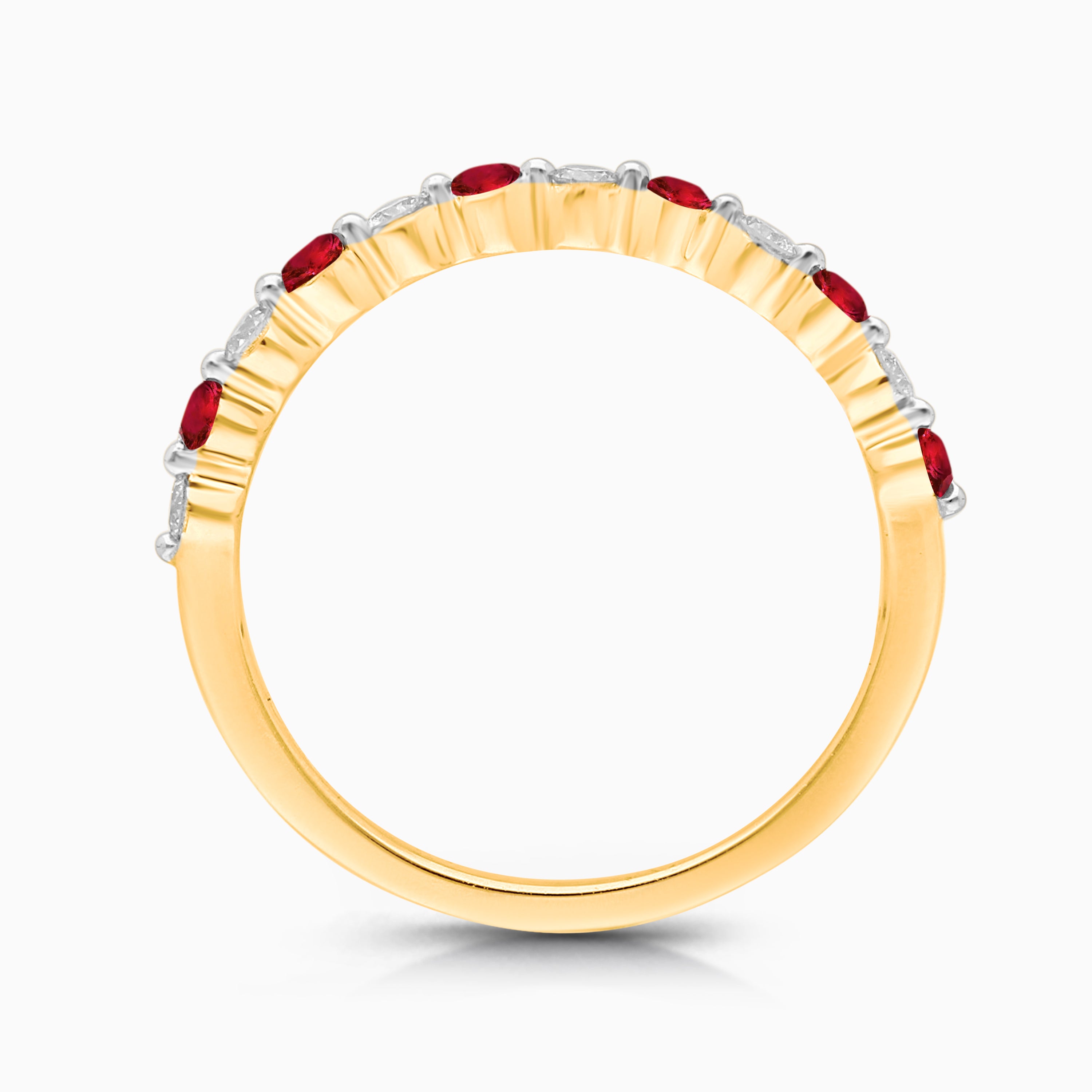 Ruby & Diamond Stacking Band