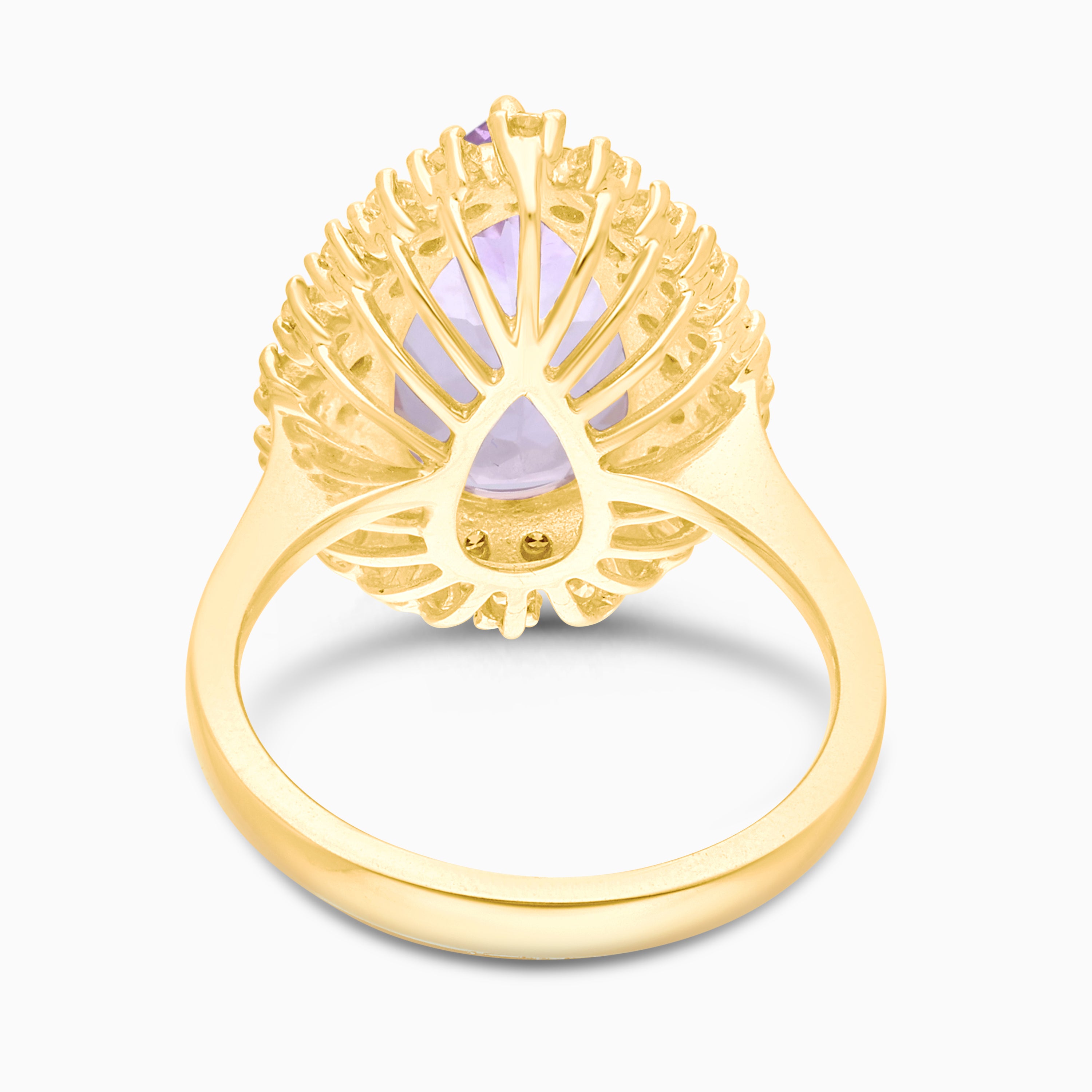 Sable Bloom Amethyst & Diamond Ring