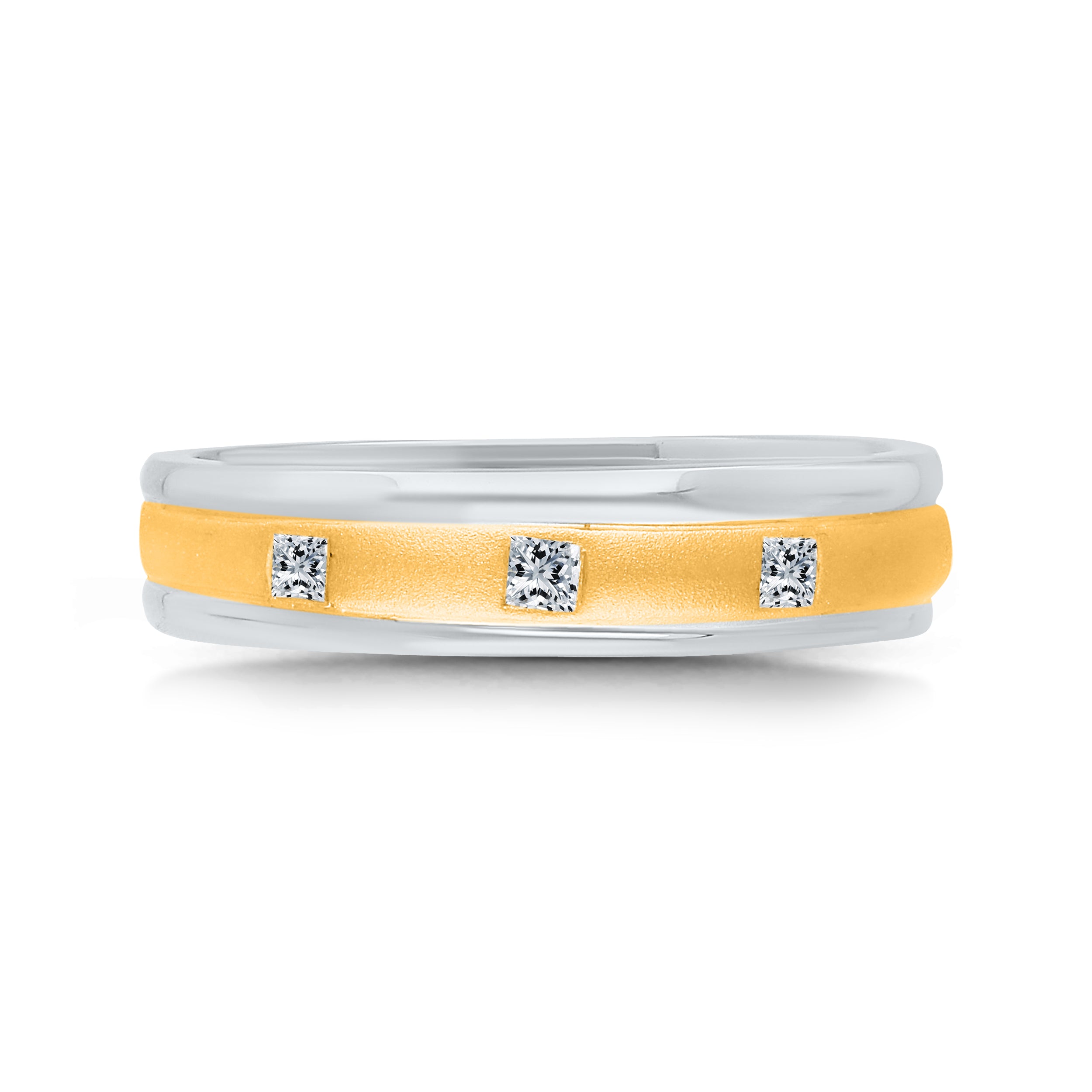Golden Halo Duo Tone Mens Band