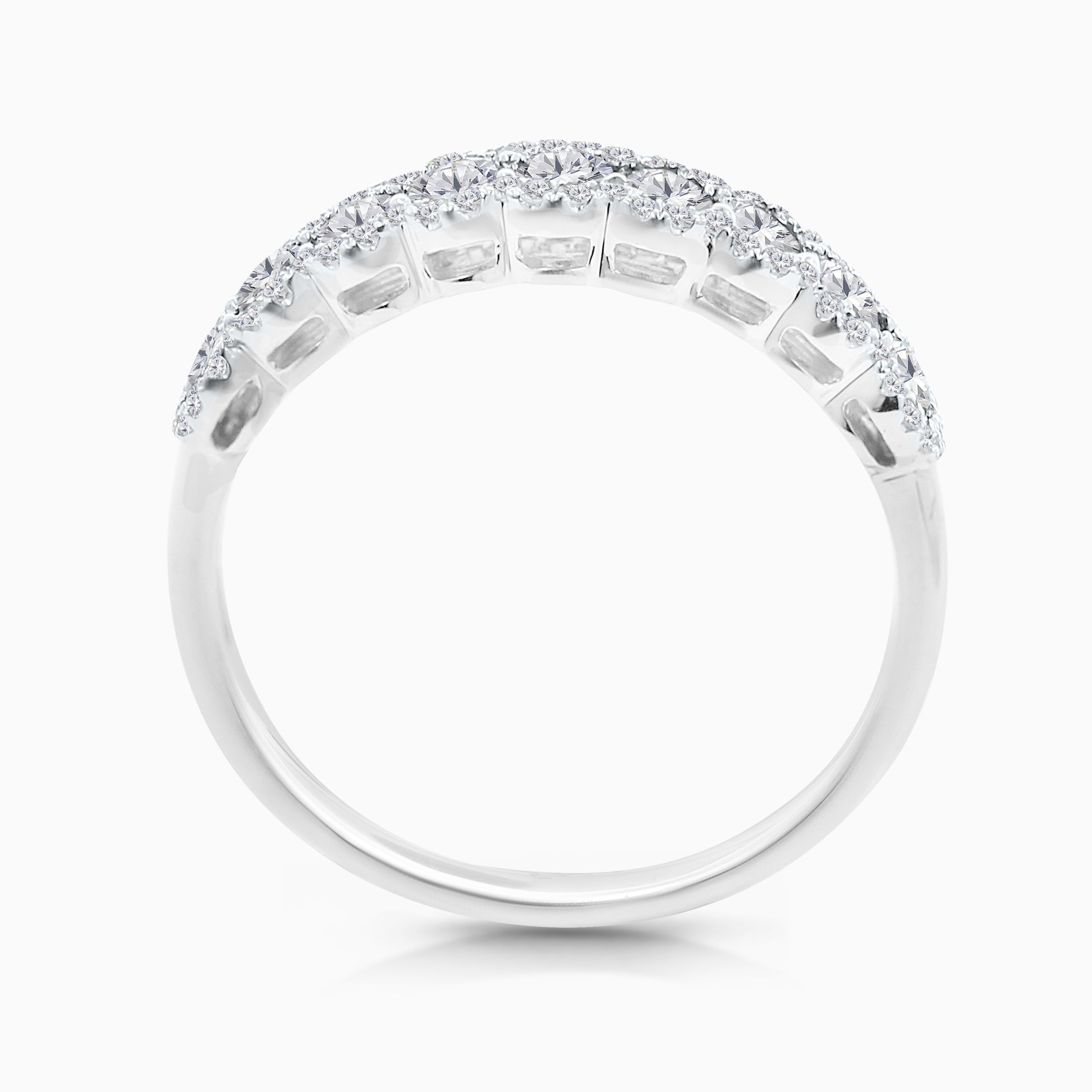 Diamond Halo Eternity Band