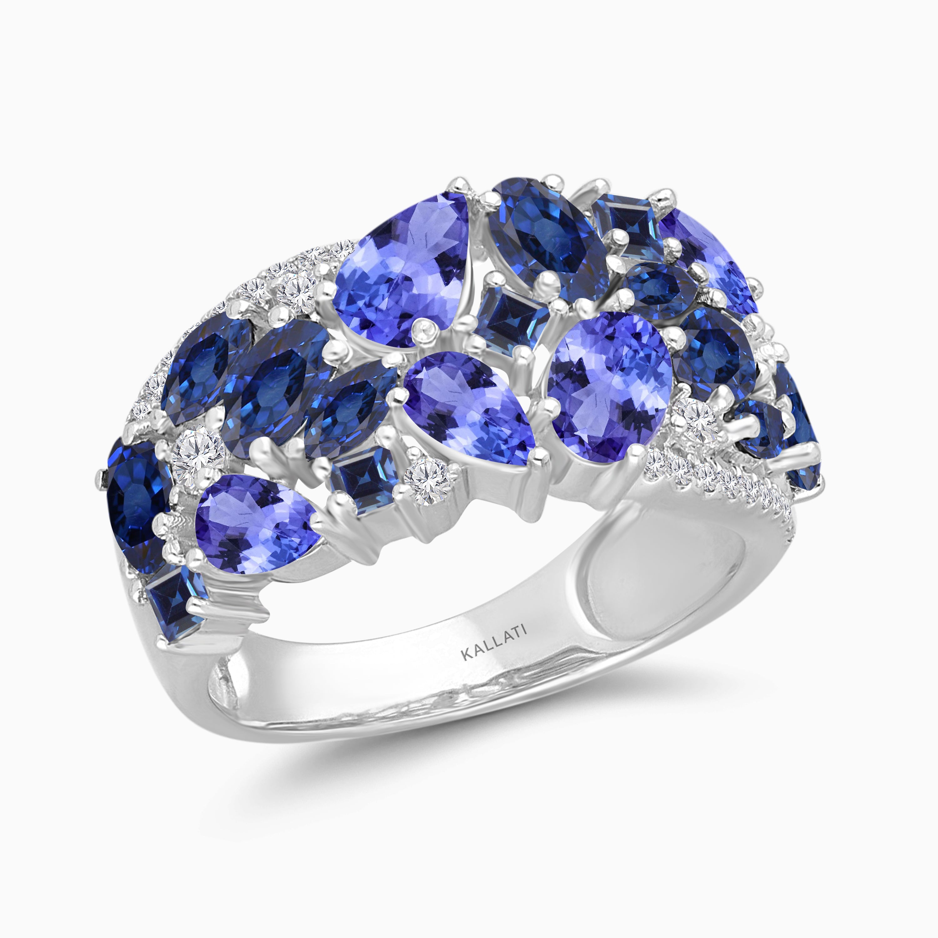Sparkling Skylight Tanzanite Ring