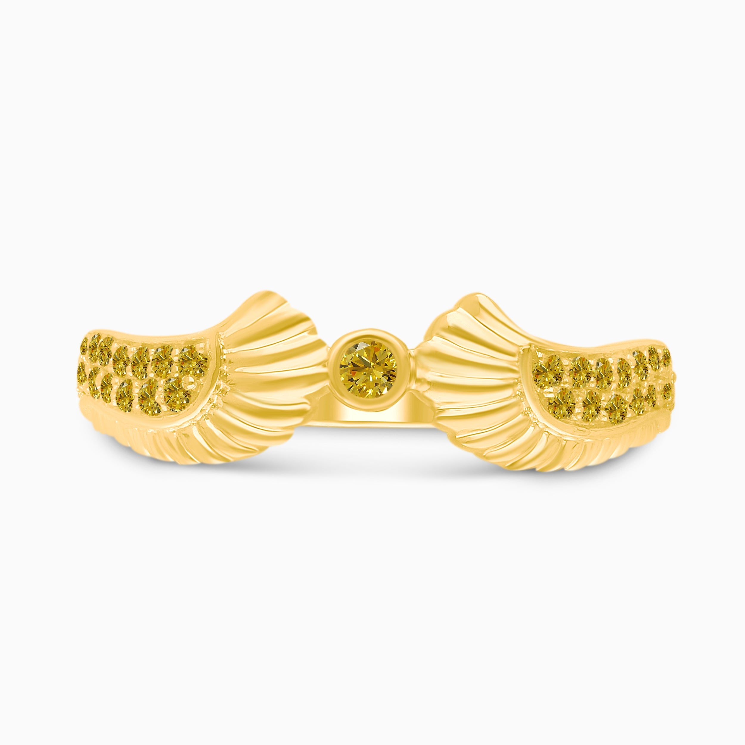 Enclosed Griffiness Winged Ring