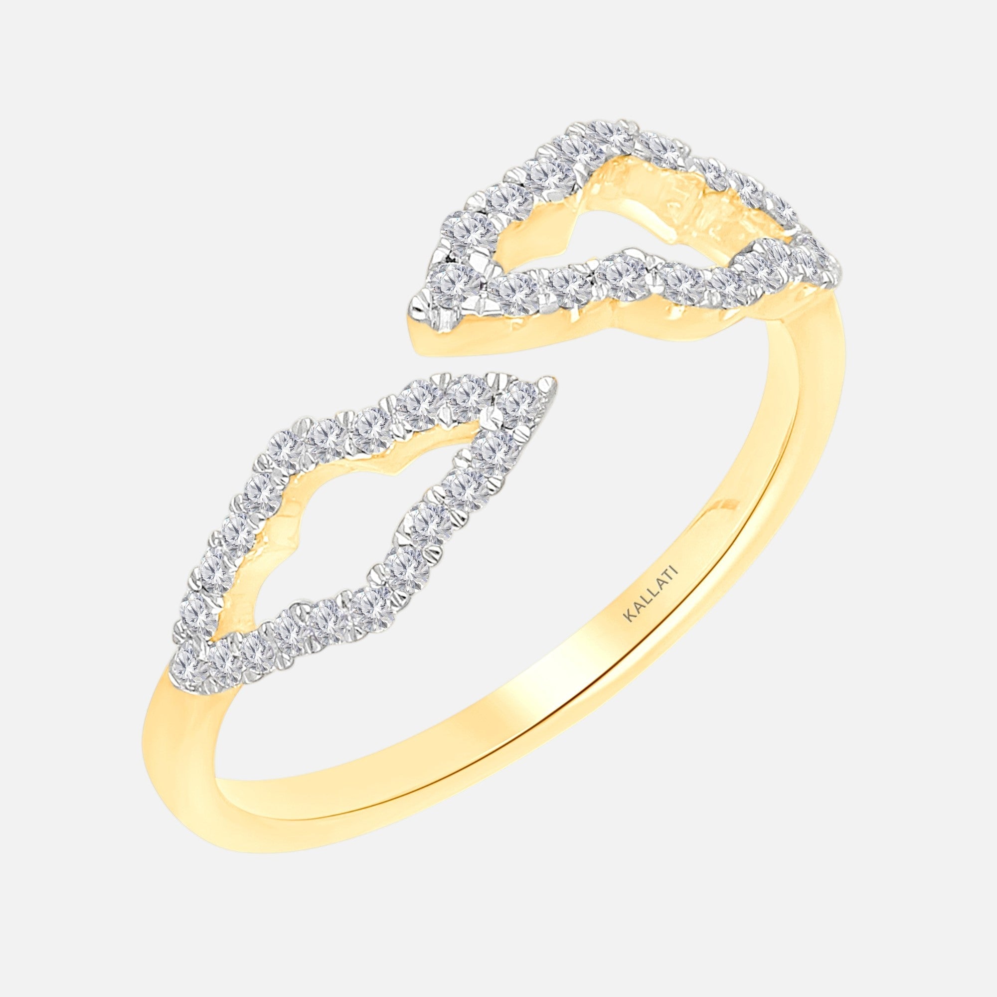Diamond Open Cloud Ring White Diamond