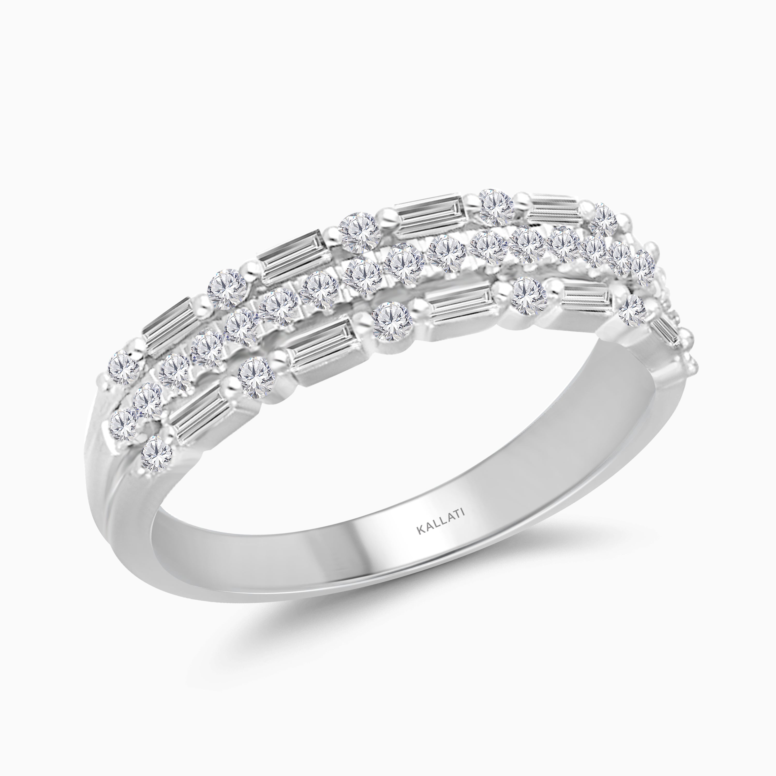 Radiant Row Diamond Band
