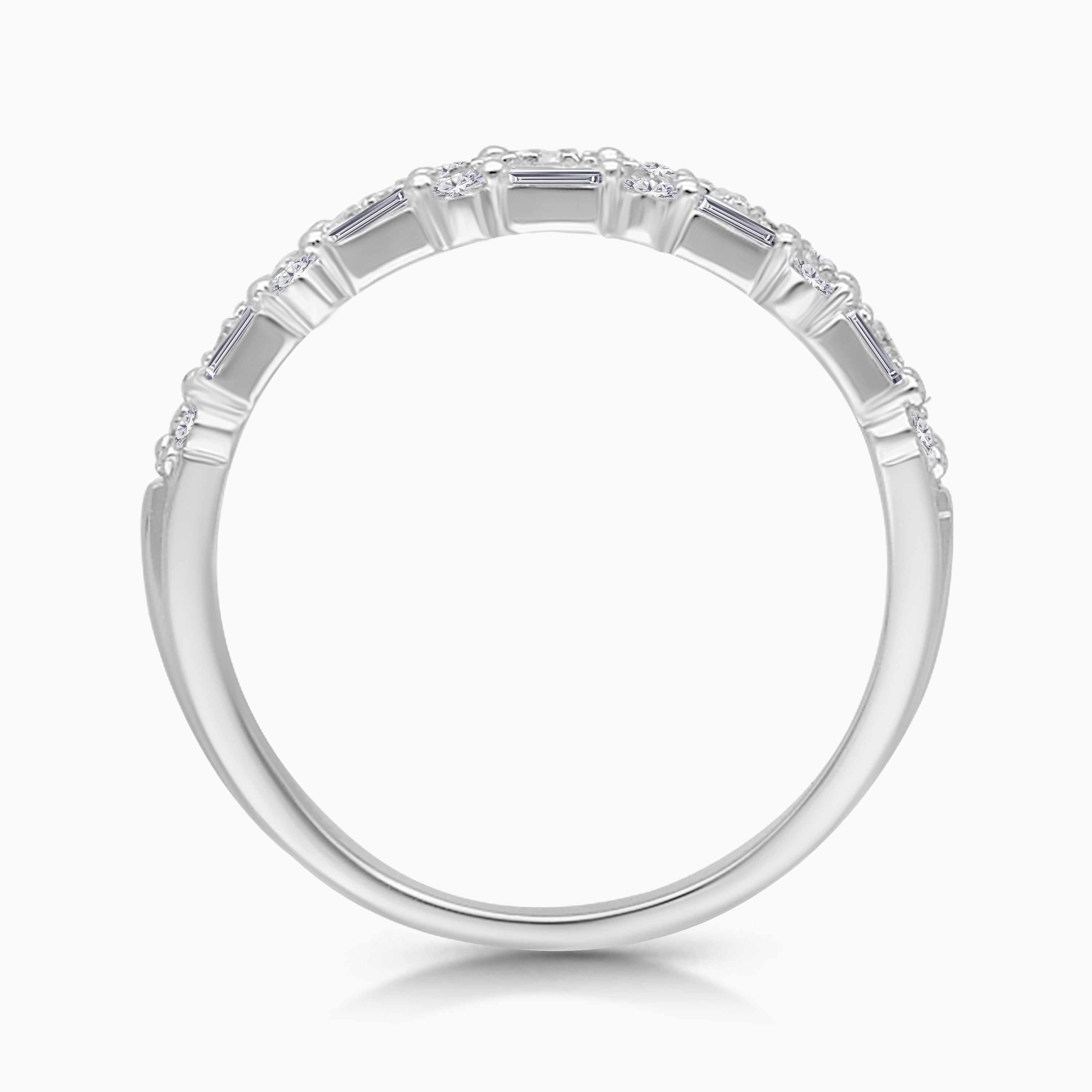 Radiant Row Diamond Band