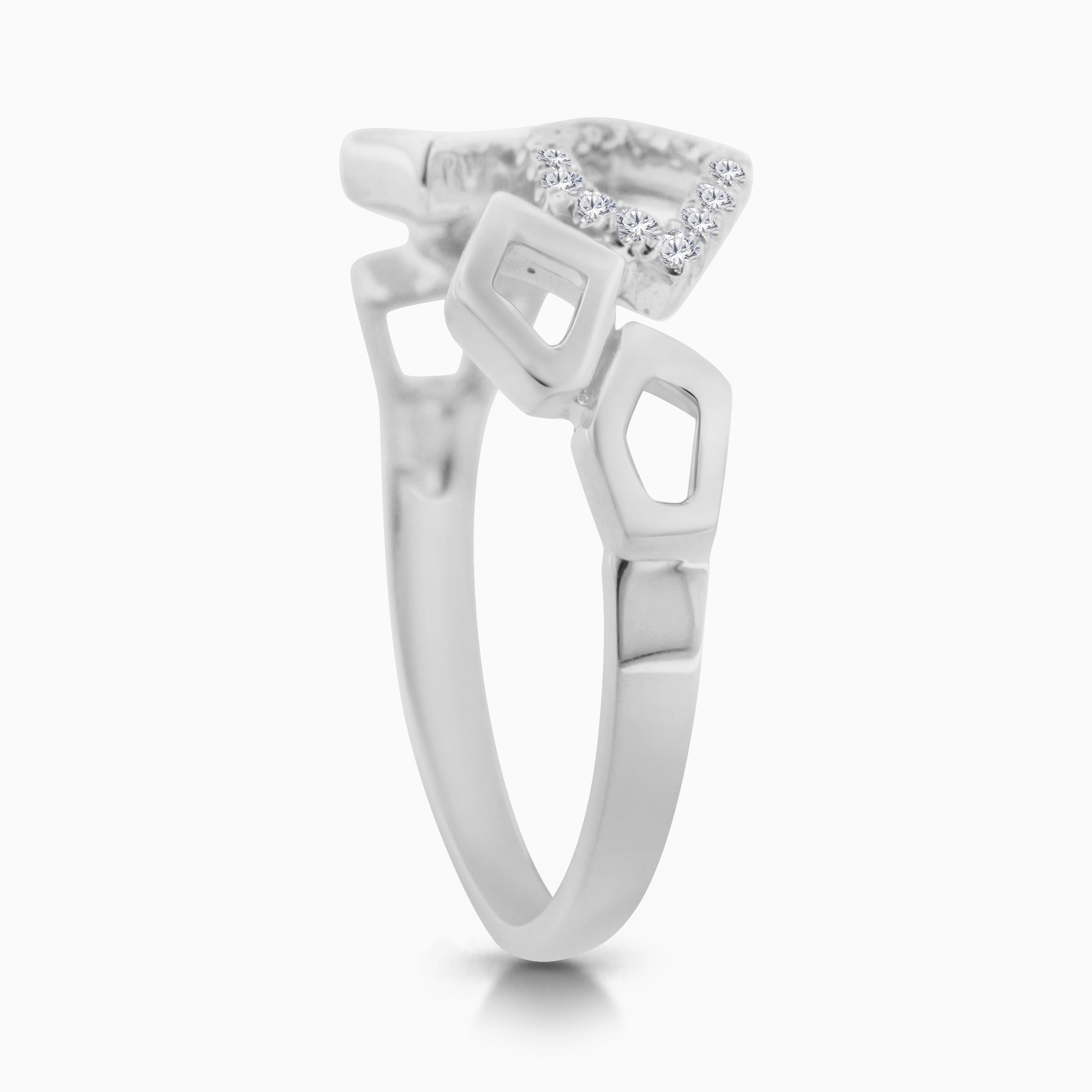 Geometric Pave Band