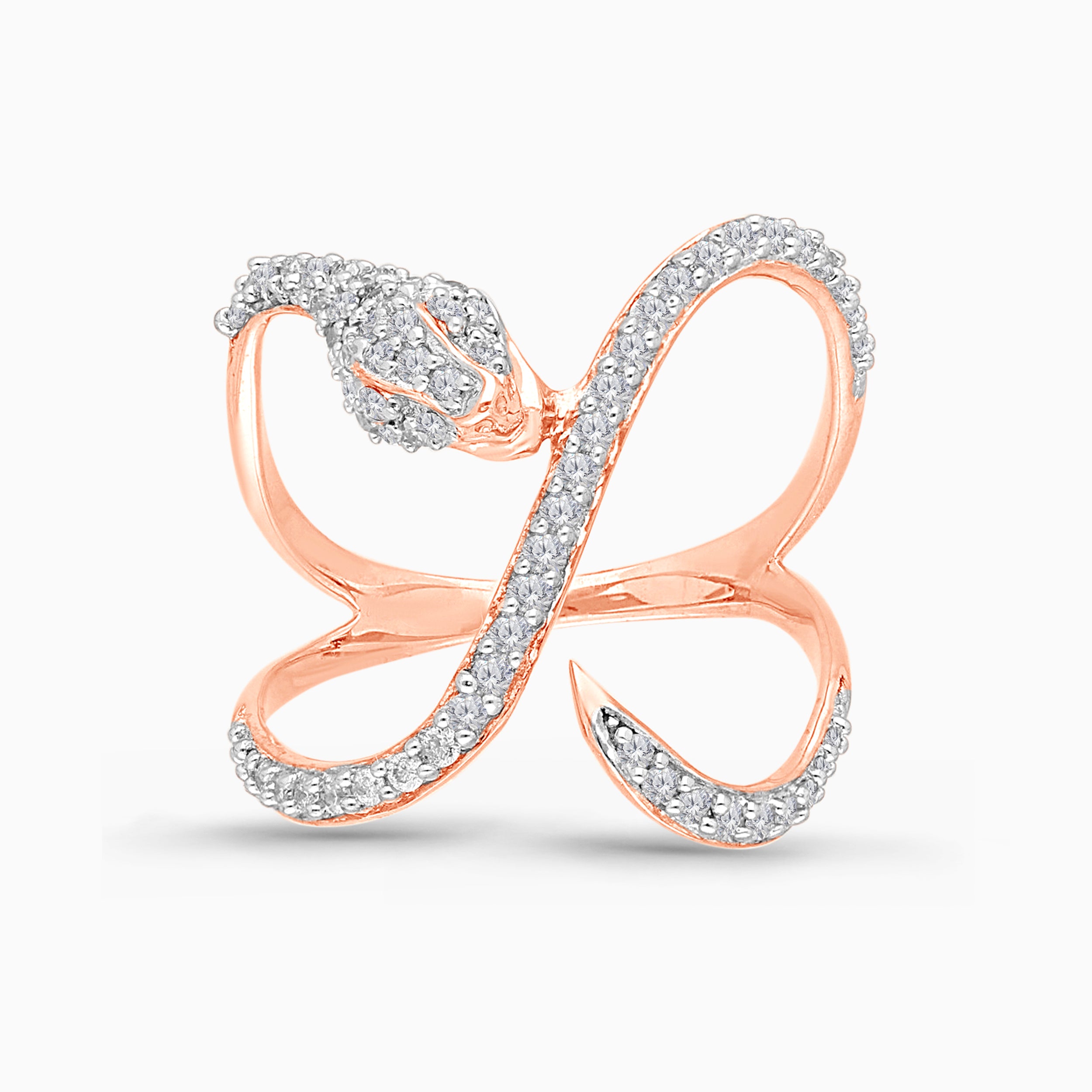 Diamond Serpent Ring
