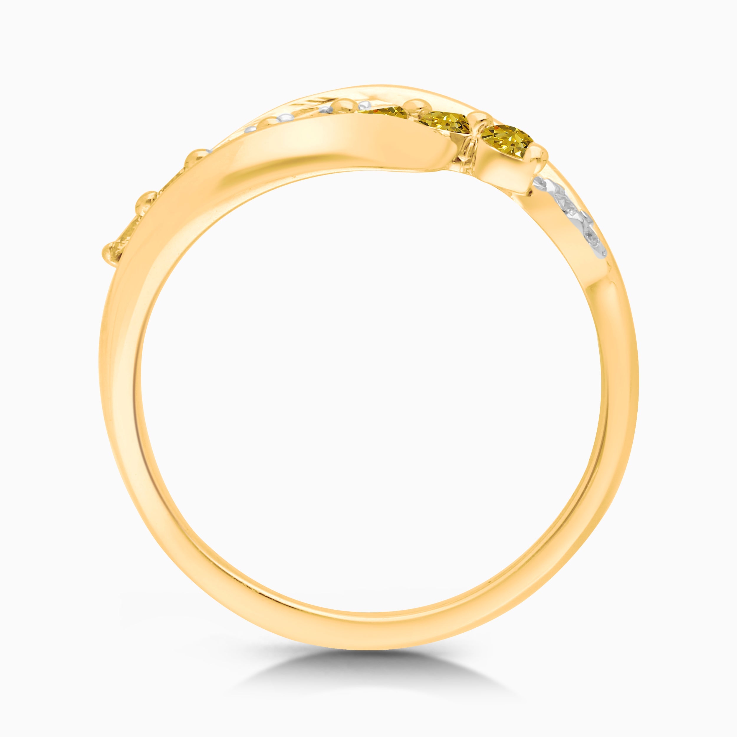 Yellow Diamond Trail Ring ETERNAL