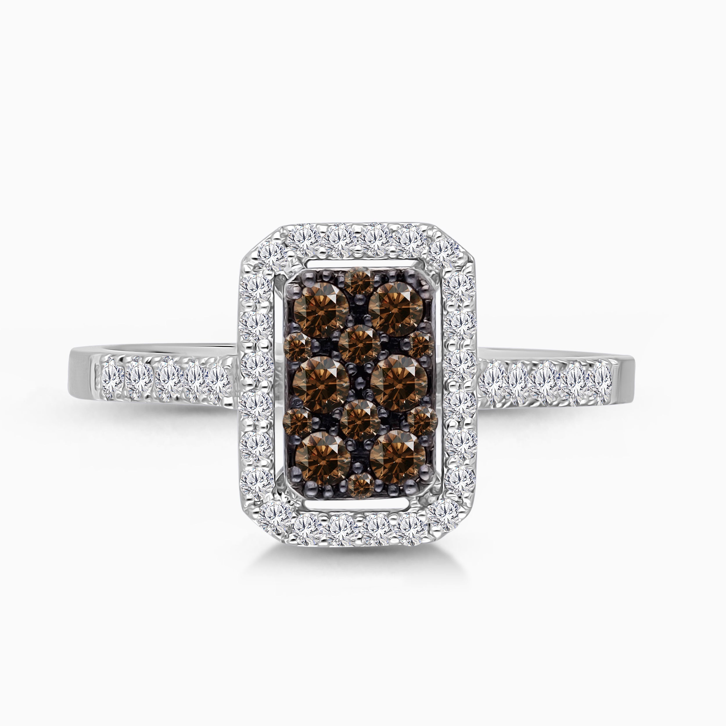 Coco & White Diamond Portrait Ring