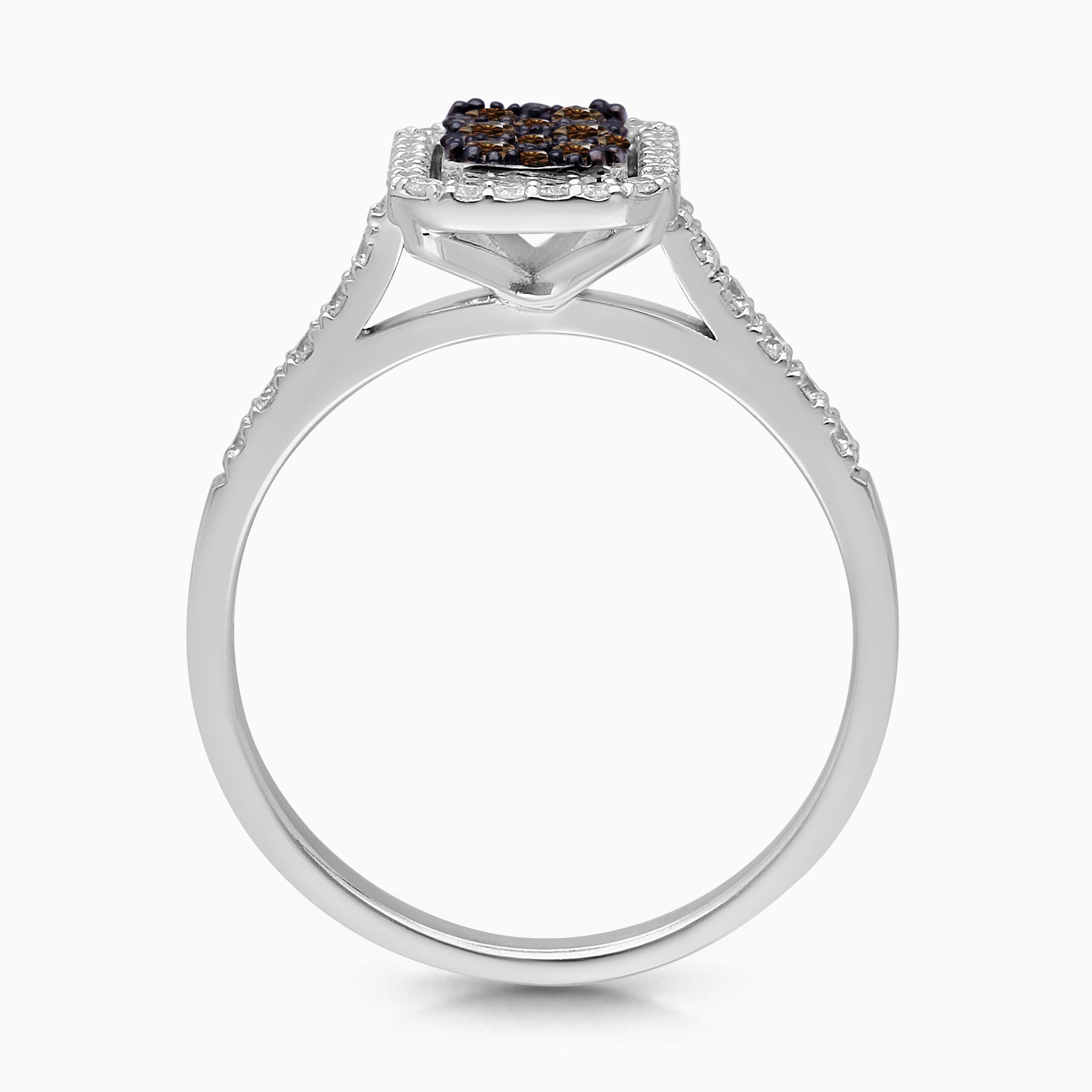 Coco & White Diamond Portrait Ring