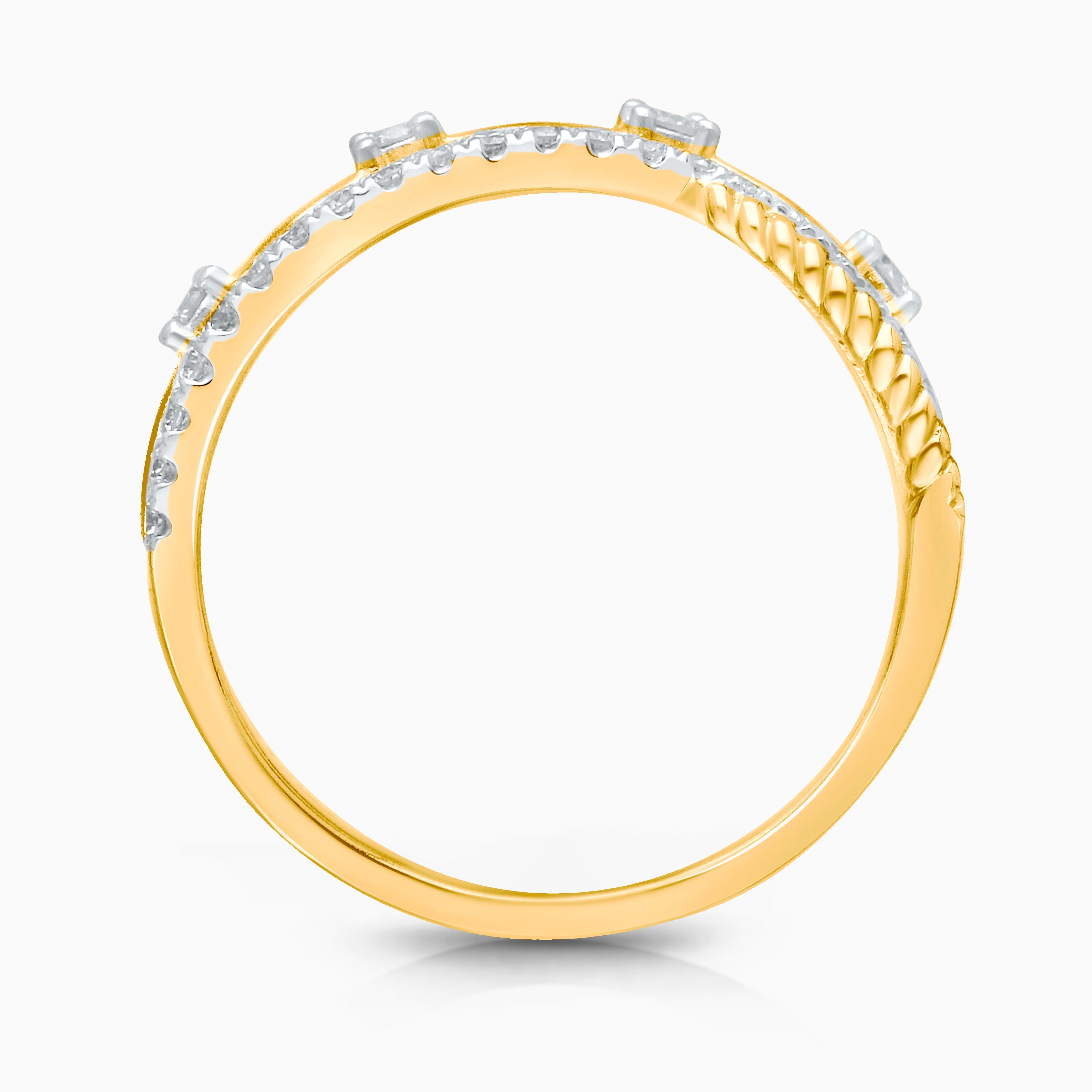 Hexagon Diamond Twist Band