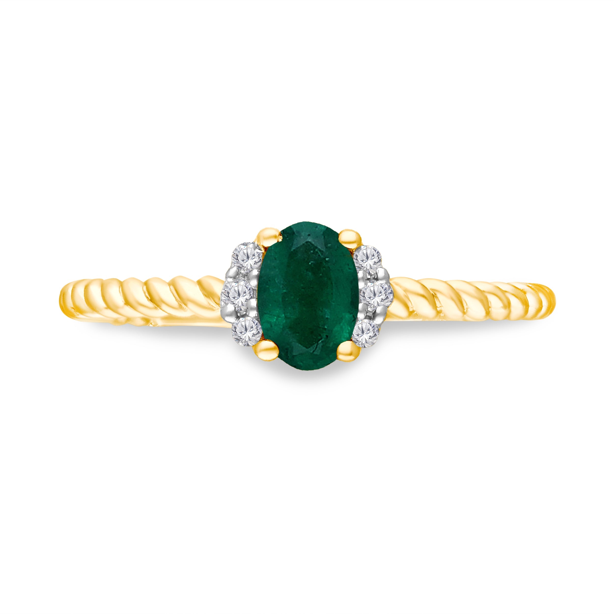 Oval Emerald Ring