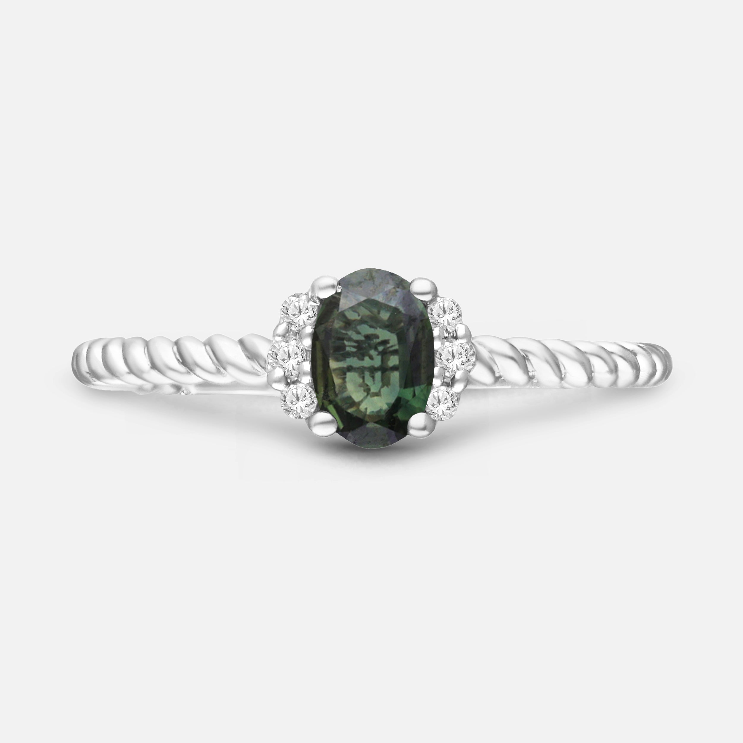 Green Goddess Stacking Ring