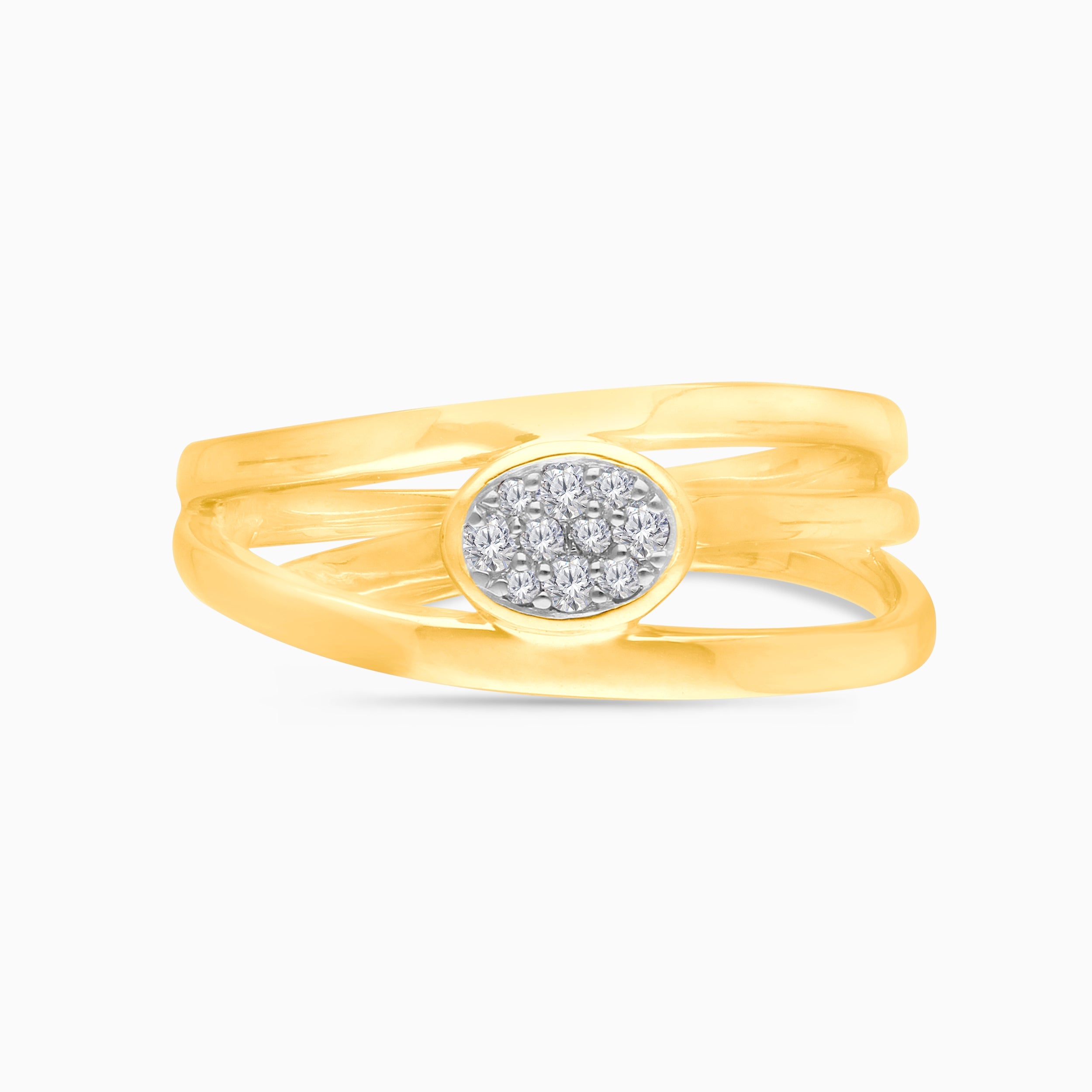 Yellow Gold Diamond Bold Gold Ring (Images pending) BOLD GOLD