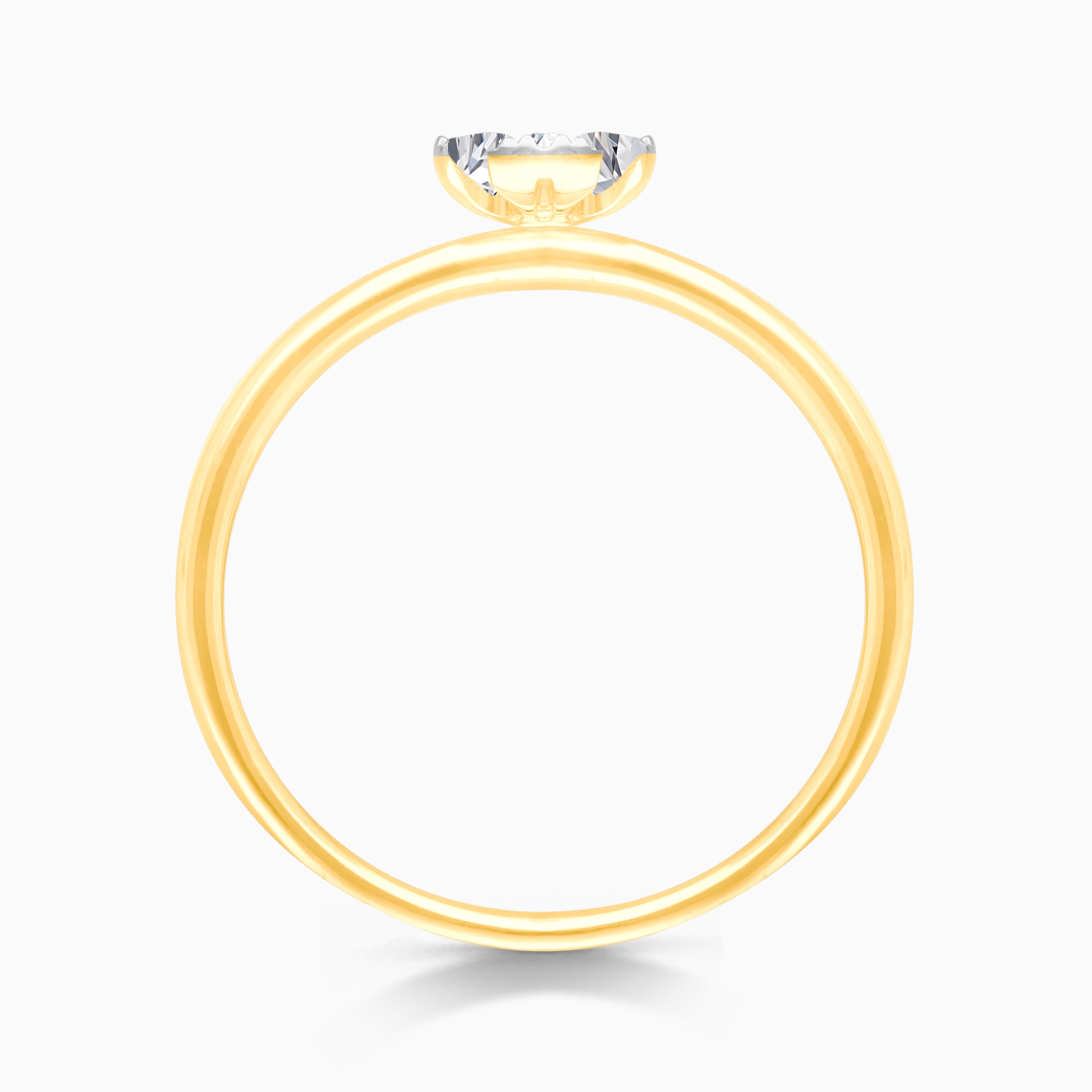 White Diamond Solitare Ring