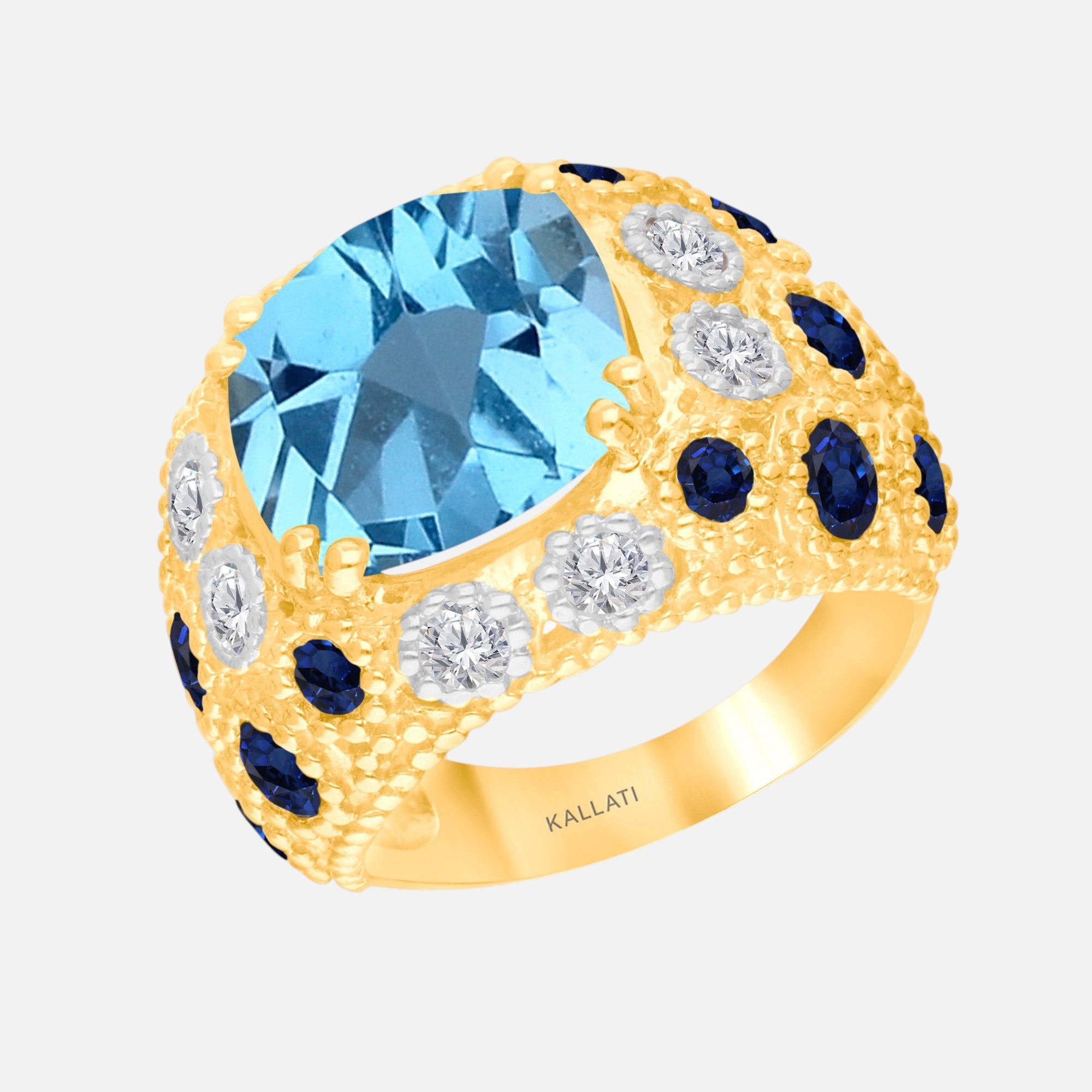 Royalty Blue Topaz Ring BLUE TOPAZ