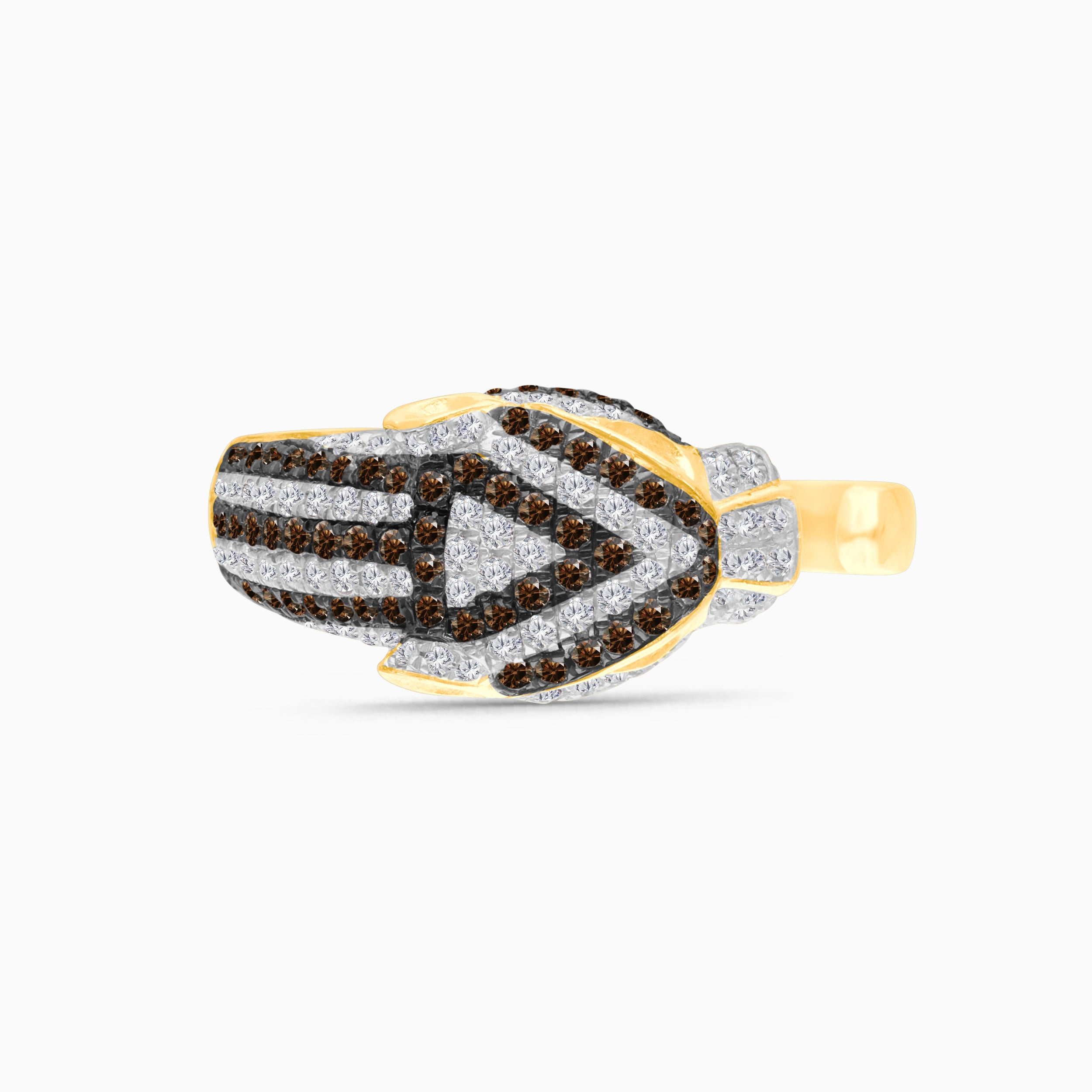 Diamond Leopard Open Ring