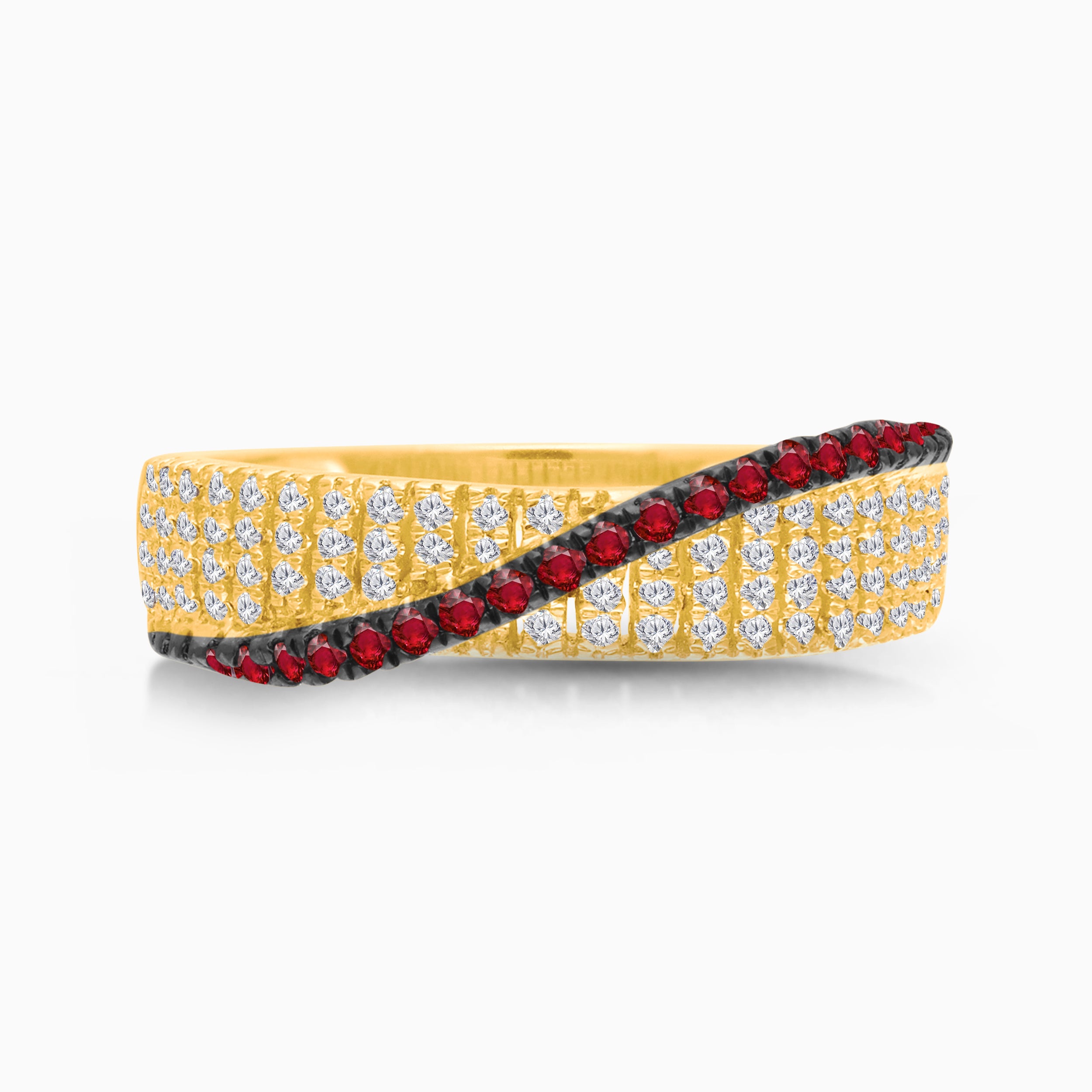 Ruby Veil Diamond Band