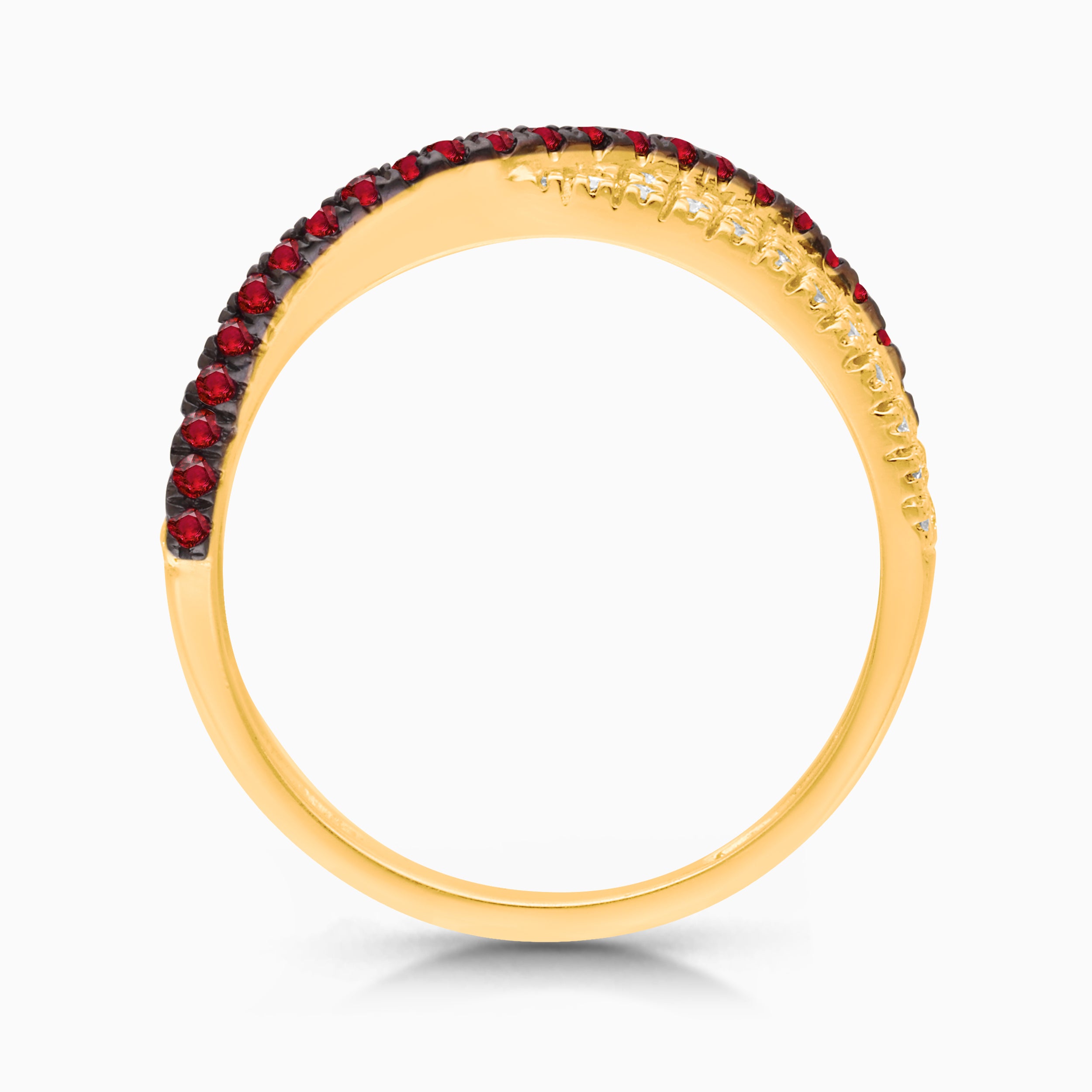 Ruby Veil Diamond Band
