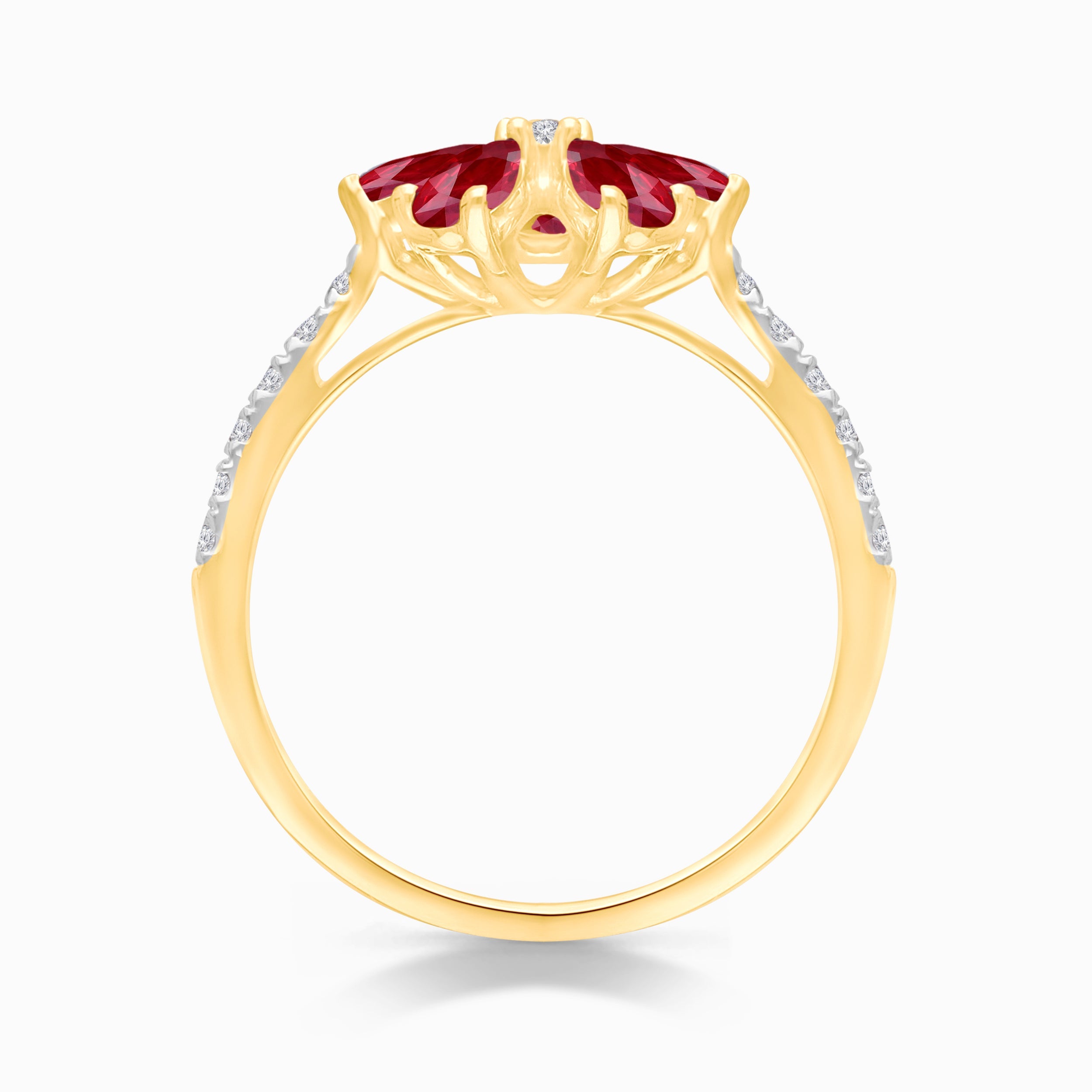 Flower Power Ruby & Diamond Ring
