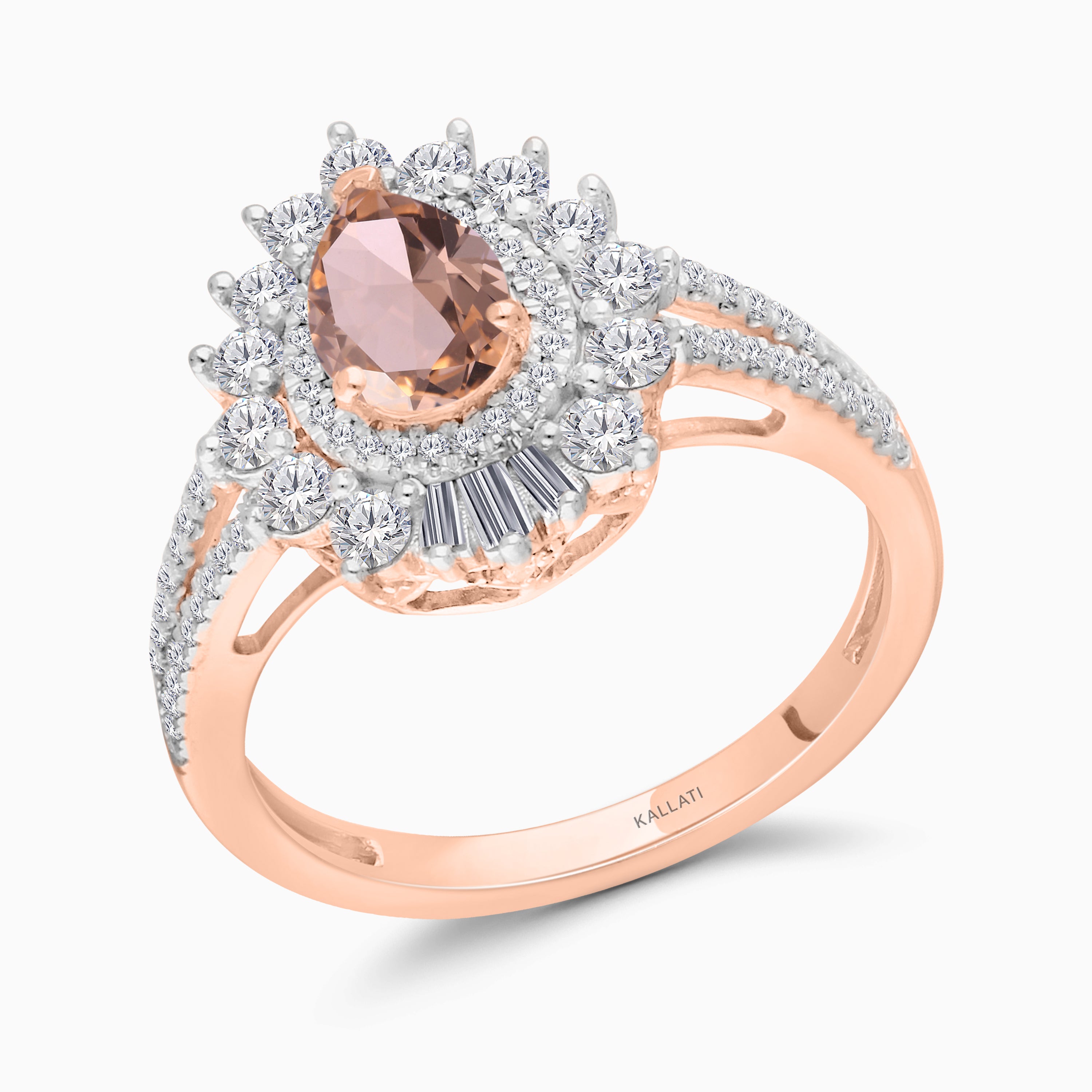 Skylight Morganite Ring