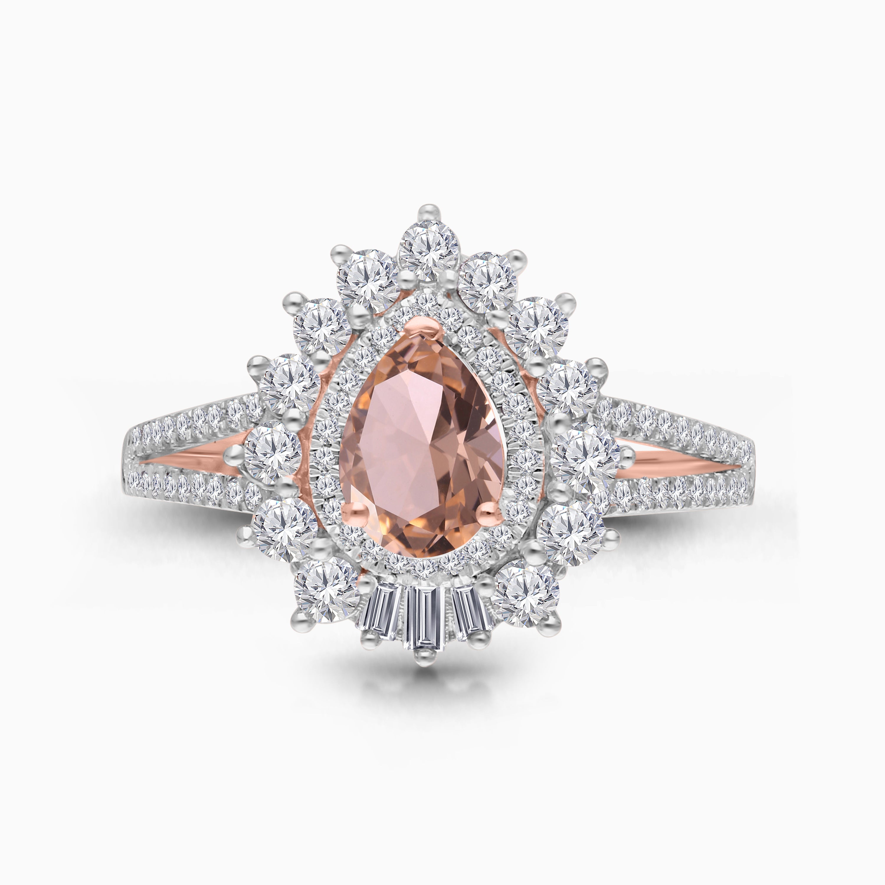Skylight Morganite Ring