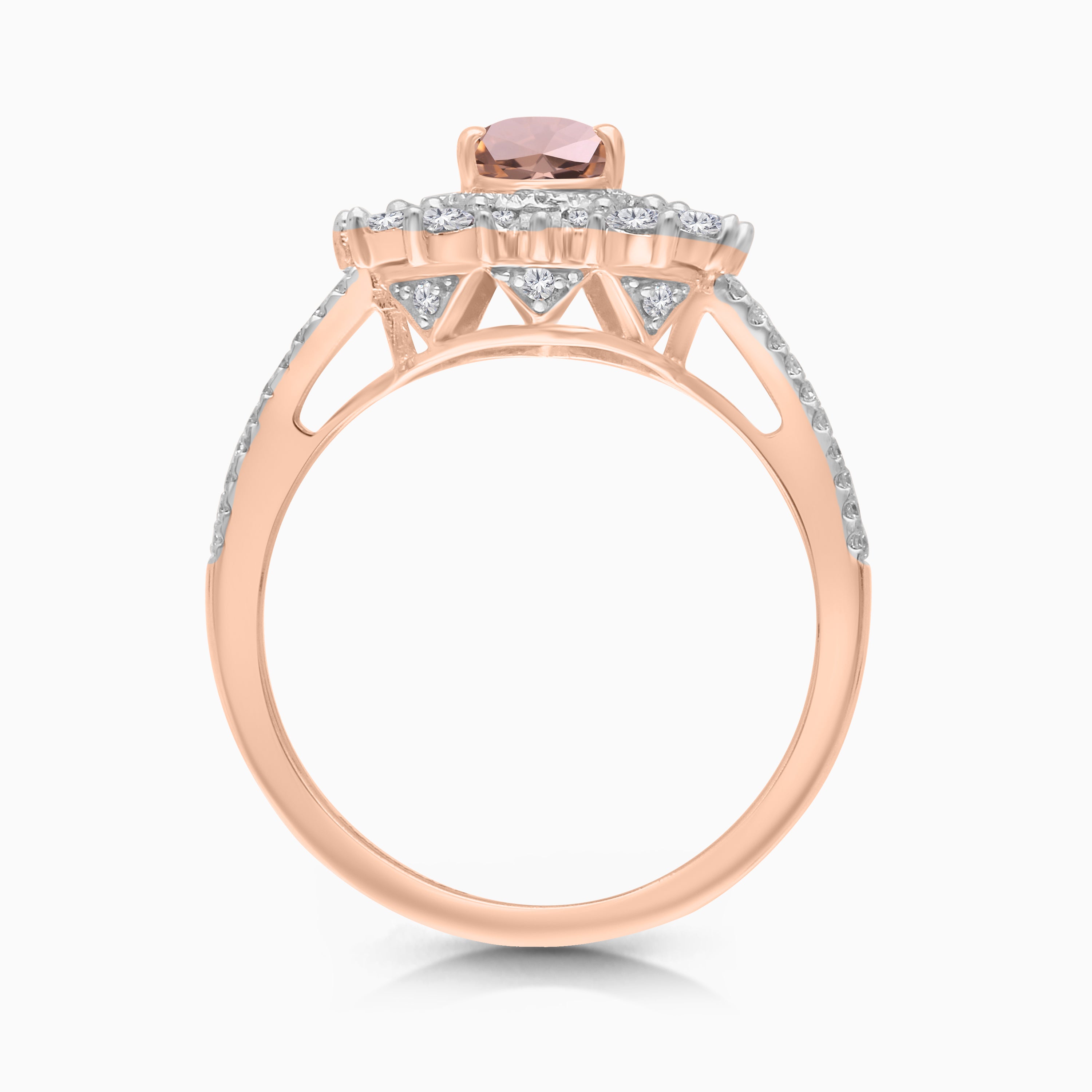 Skylight Morganite Ring