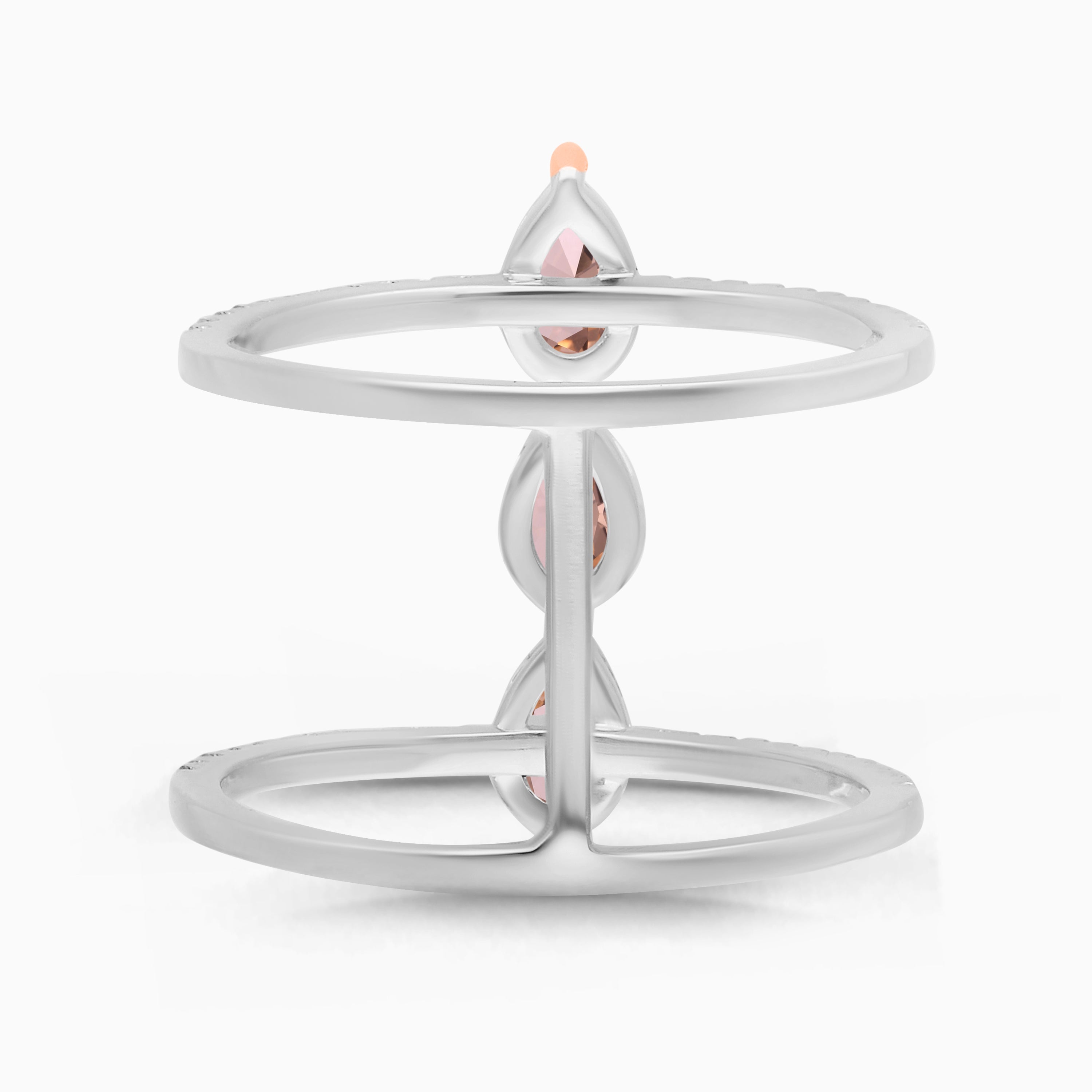 Tear Drop Morganite Fashion Ring