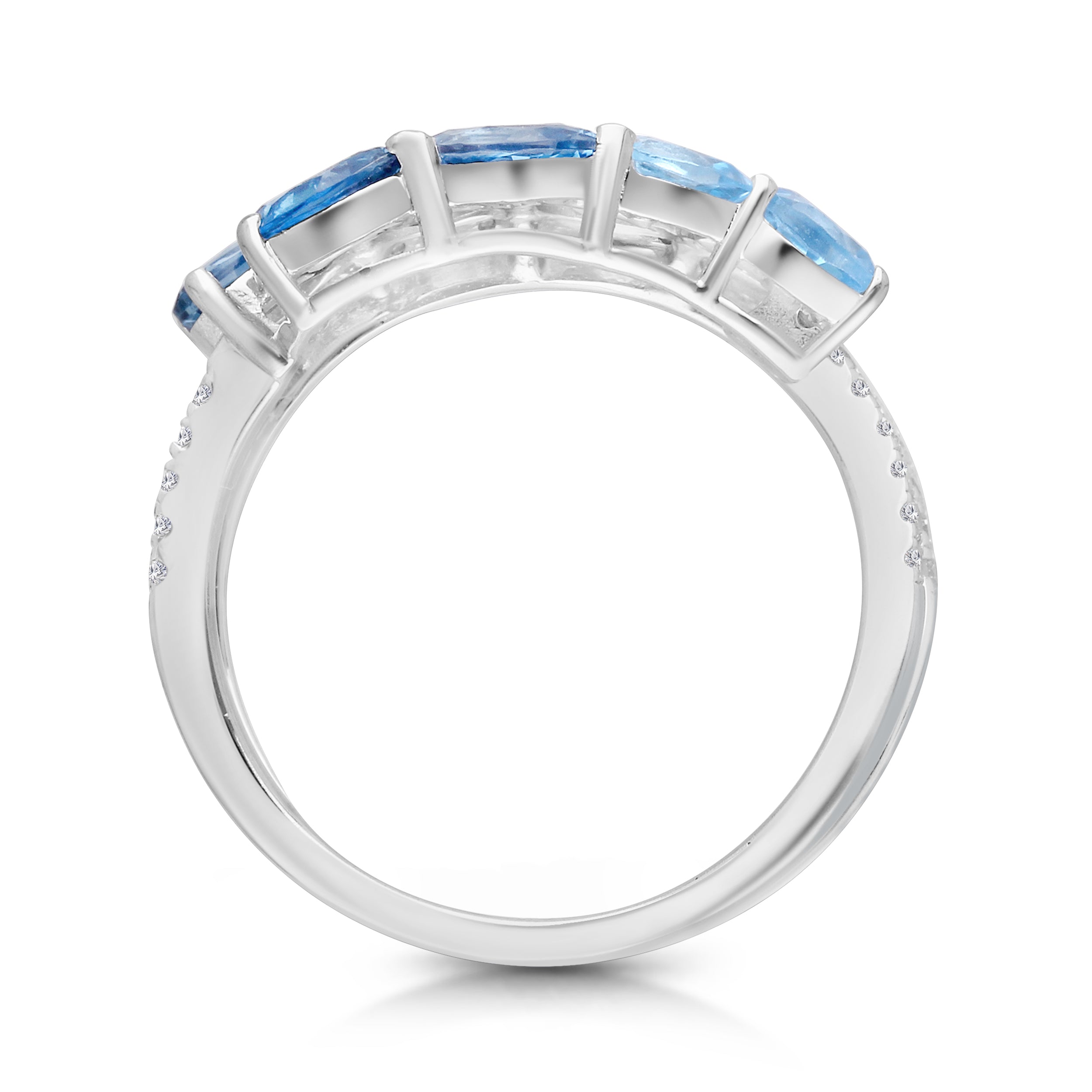 Waterfall Ombre Topaz Ring
