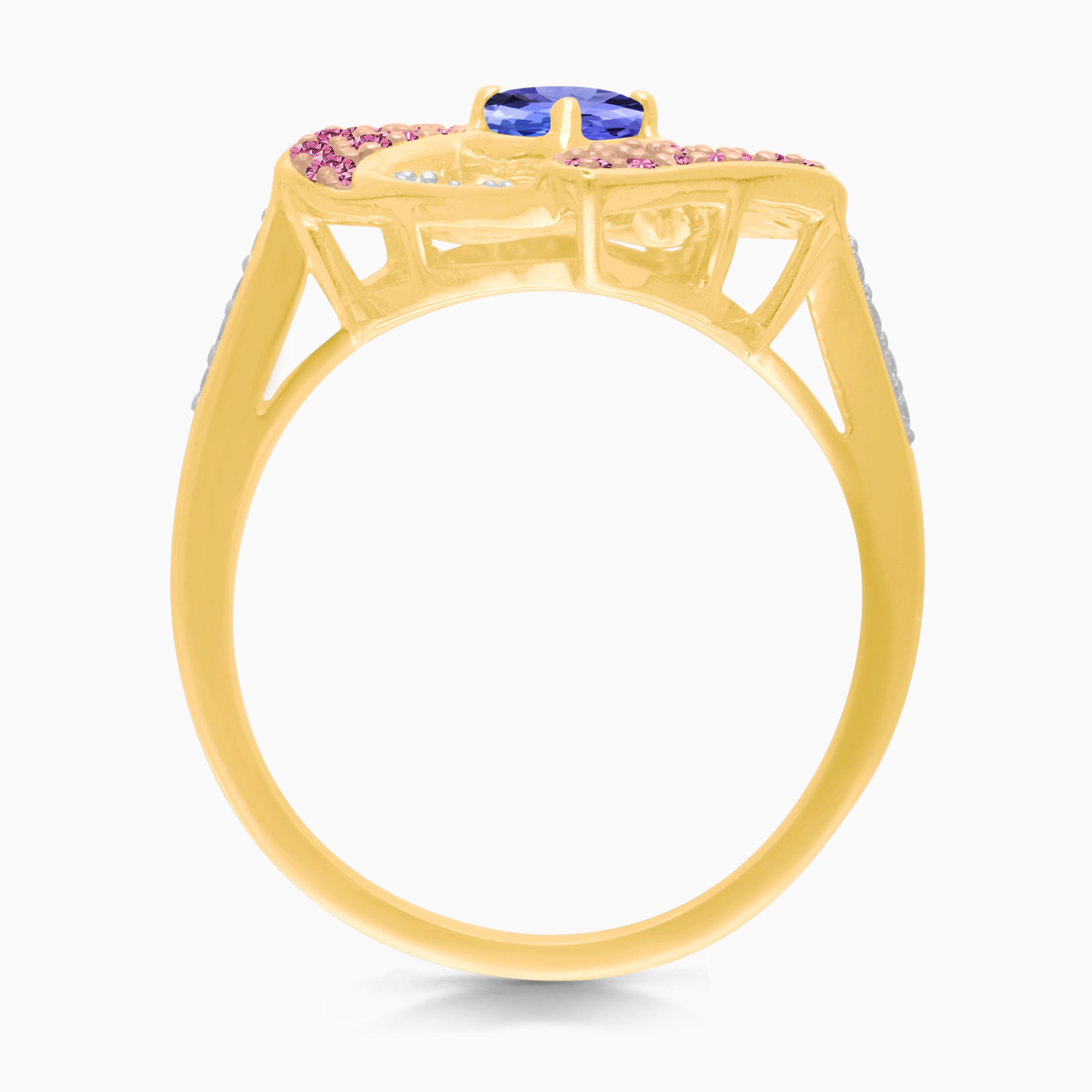 Wrapped In Ribbons Tanzanite Ring