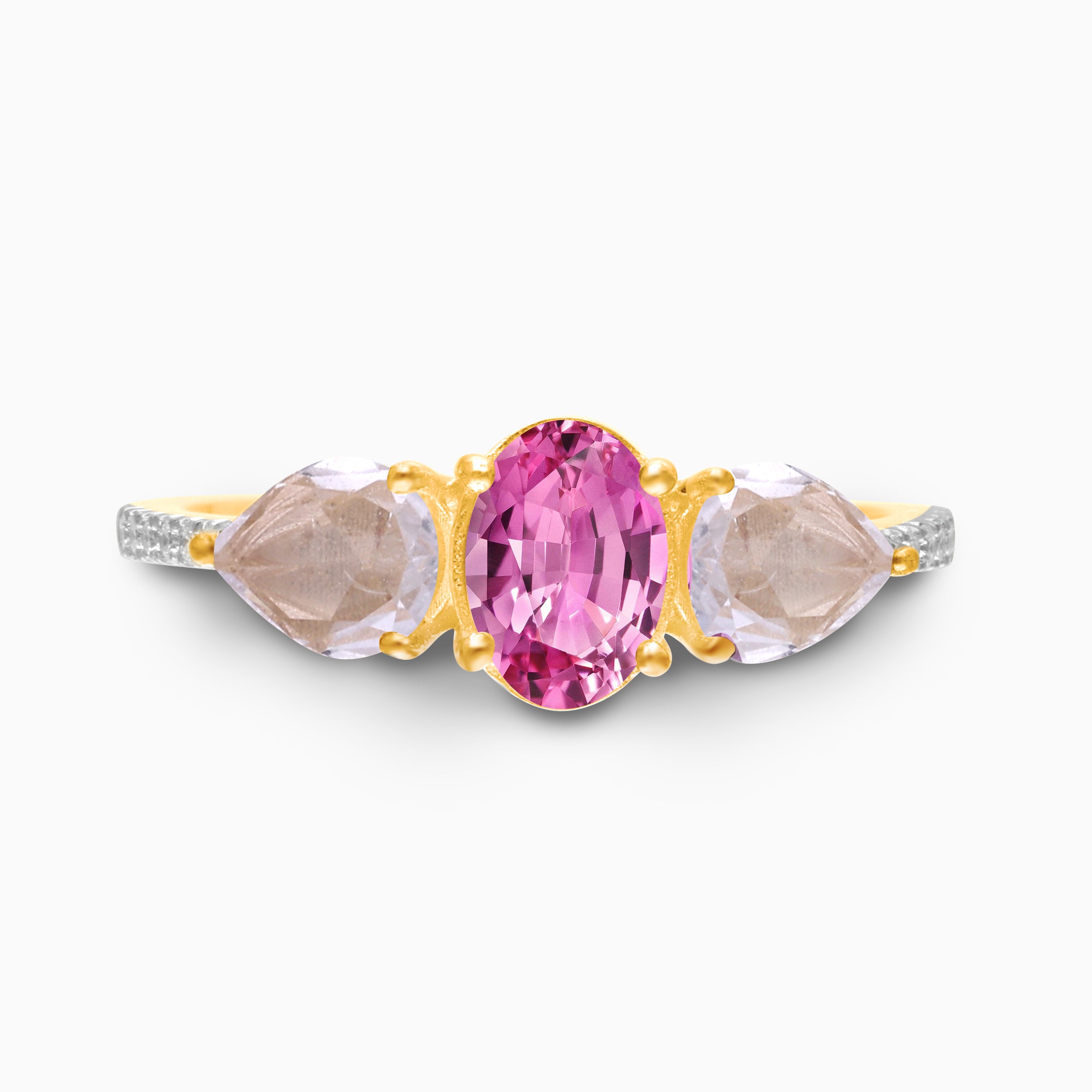 Pretty Petals Sapphire Ring