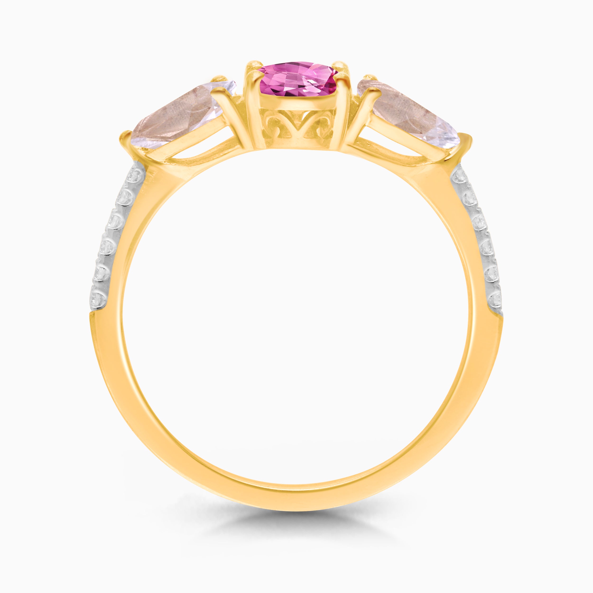 Pretty Petals Sapphire Ring
