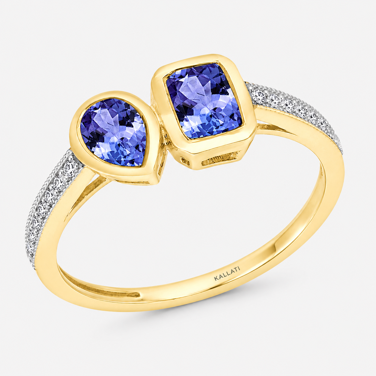 Perfect Pair Tanzanite Ring Tanzanite