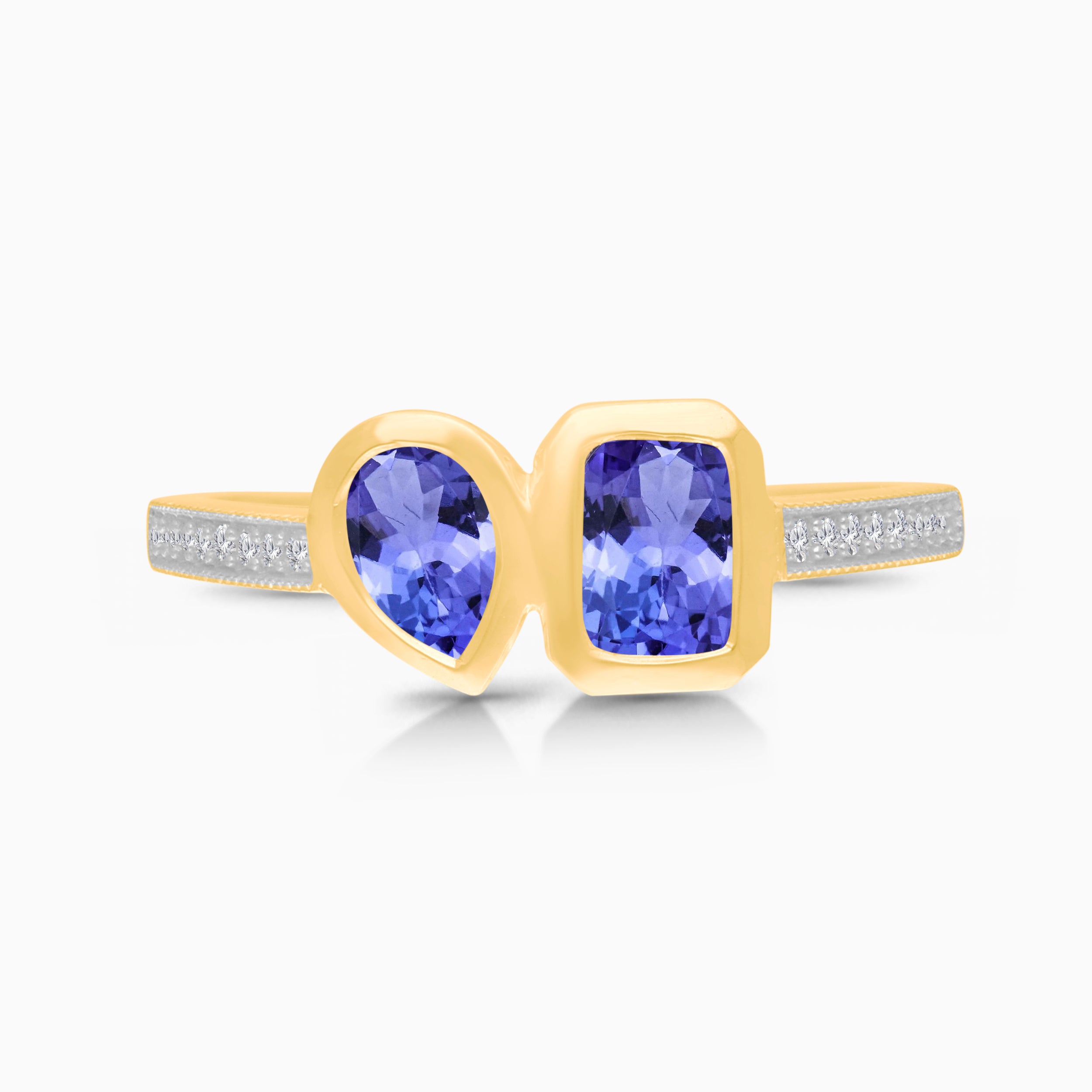 Perfect Pair Tanzanite Ring